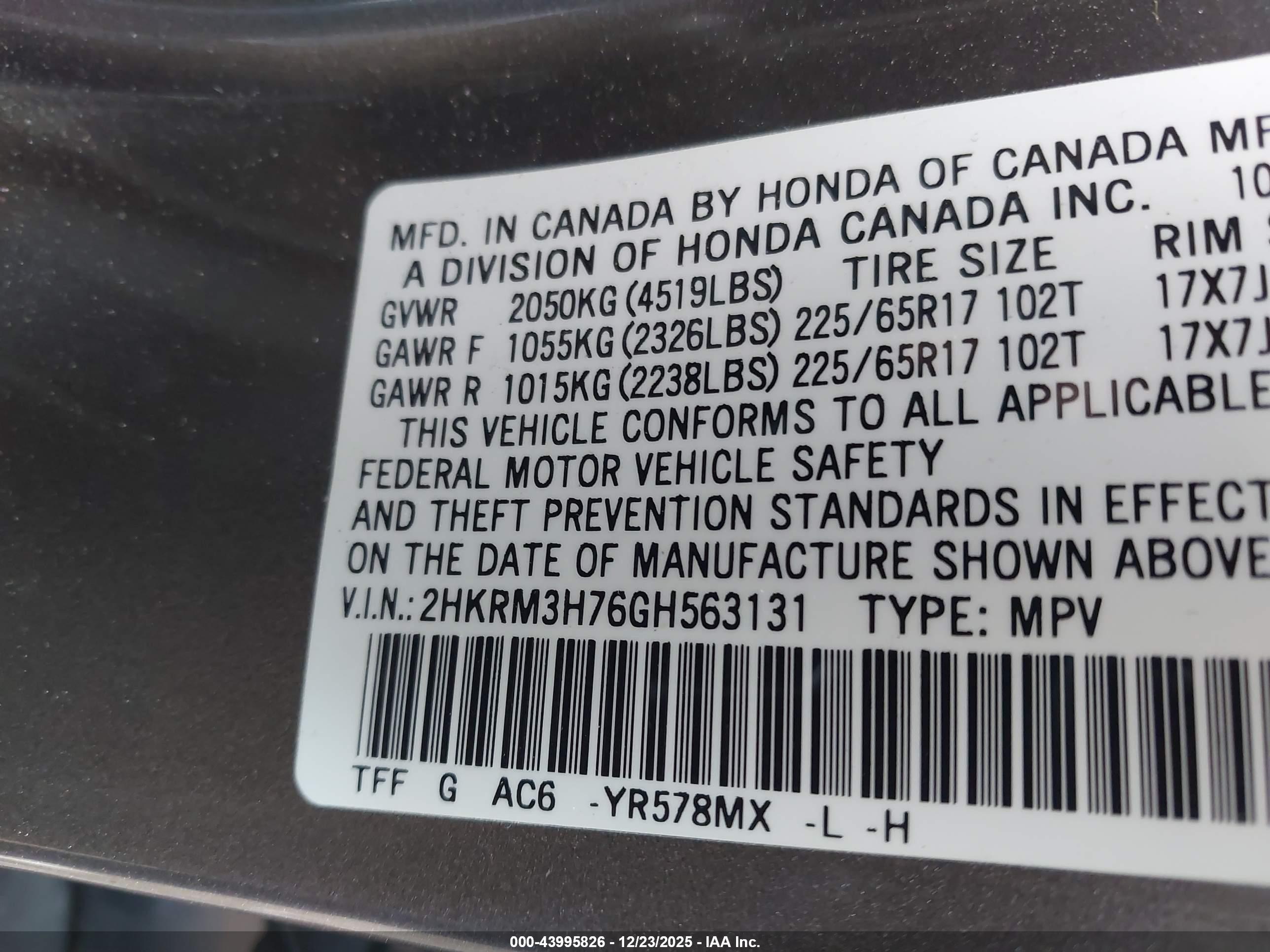 HONDA CR-V image 9