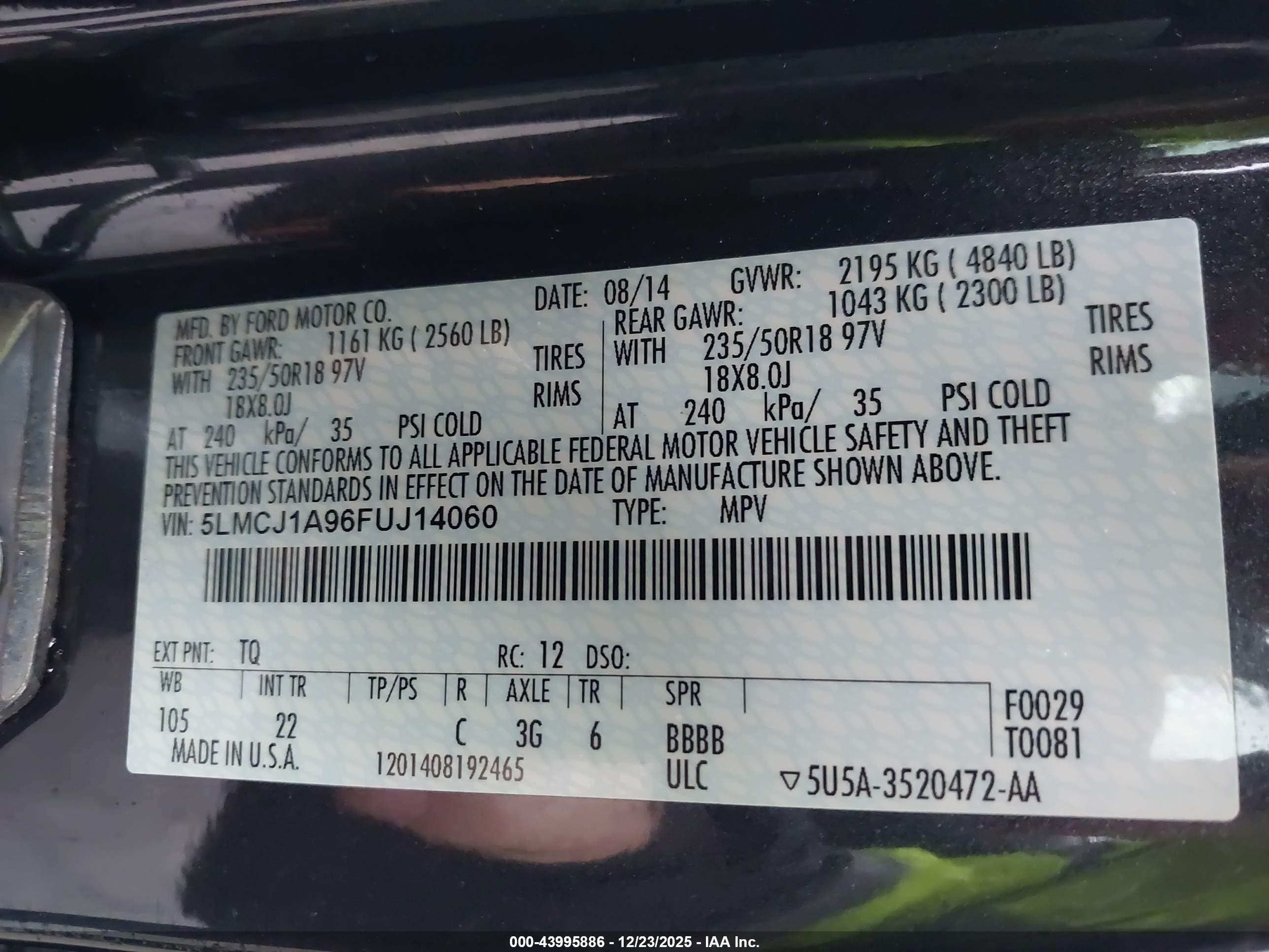 LINCOLN MKC image 9