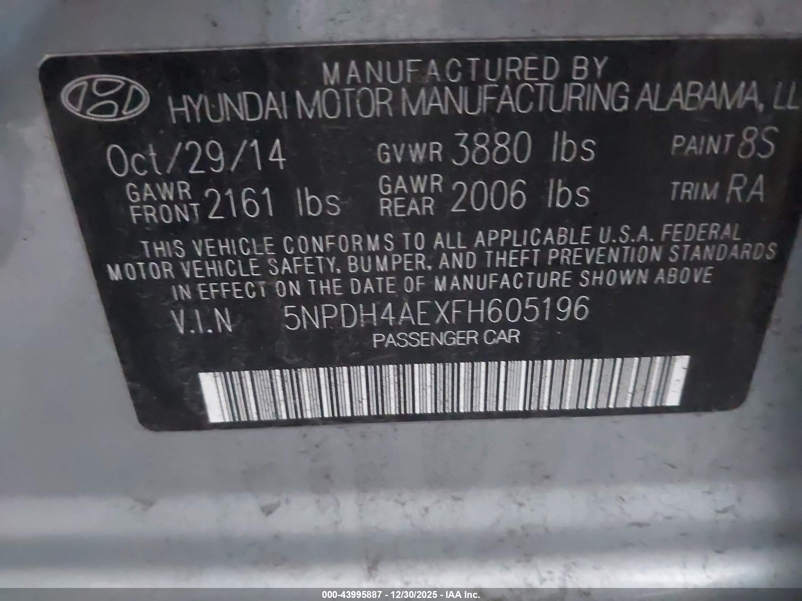 HYUNDAI ELANTRA image 9