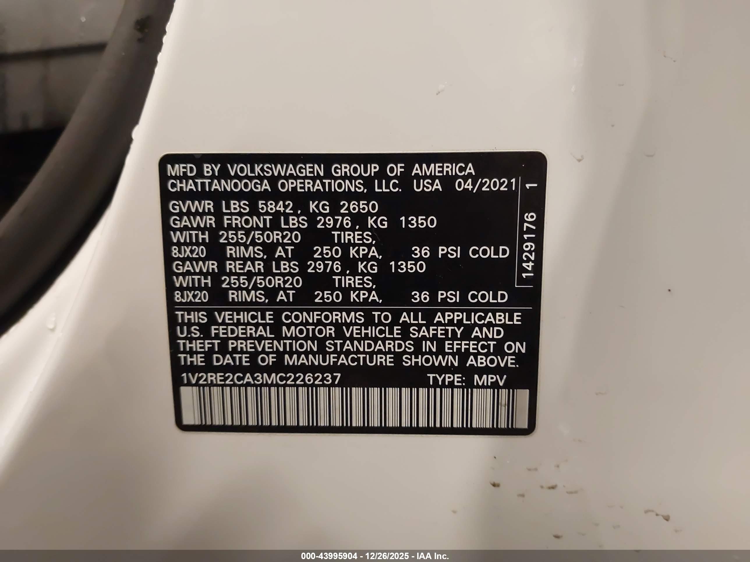 VOLKSWAGEN ATLAS image 9