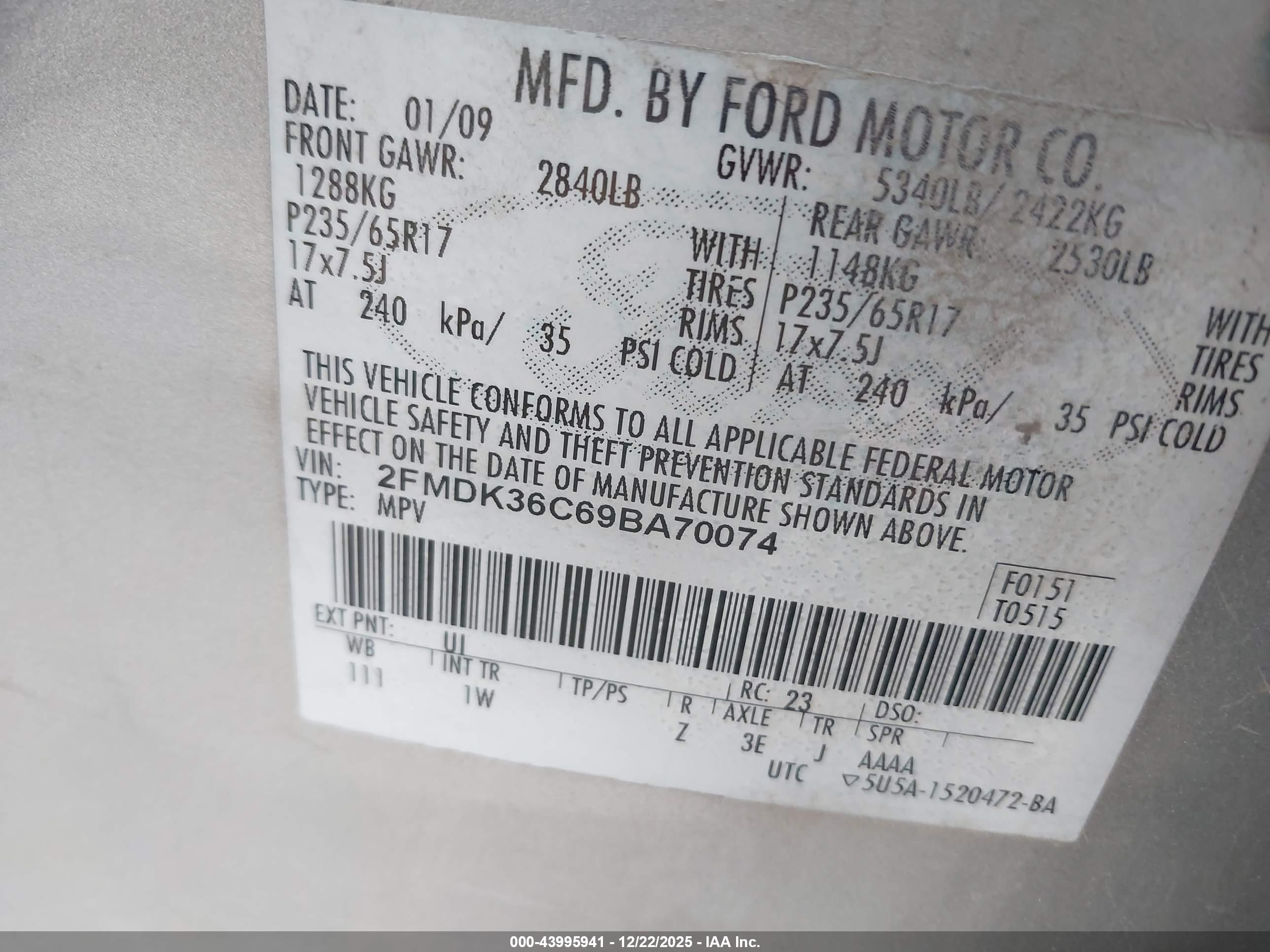 FORD EDGE image 9
