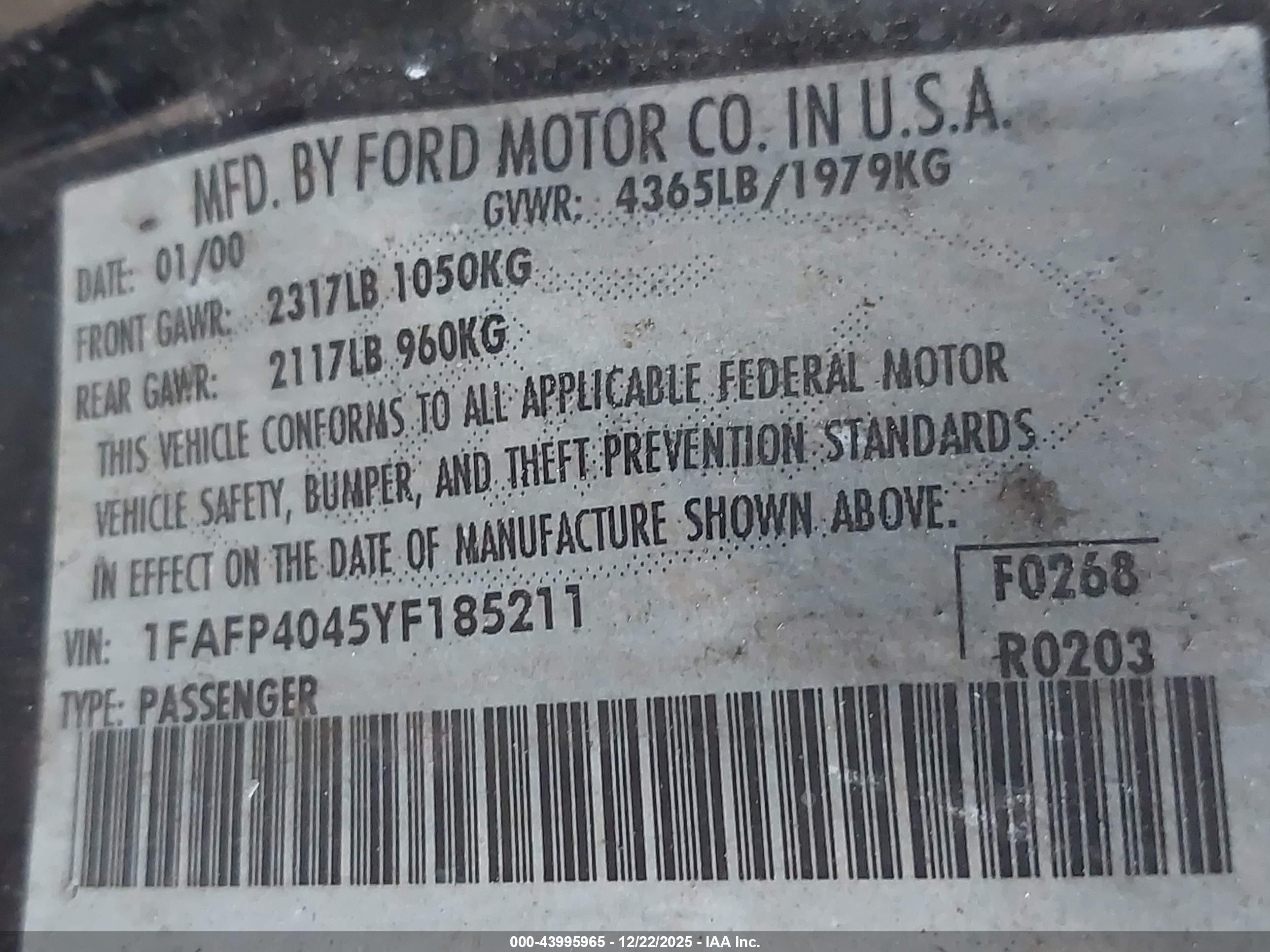 FORD MUSTANG image 9
