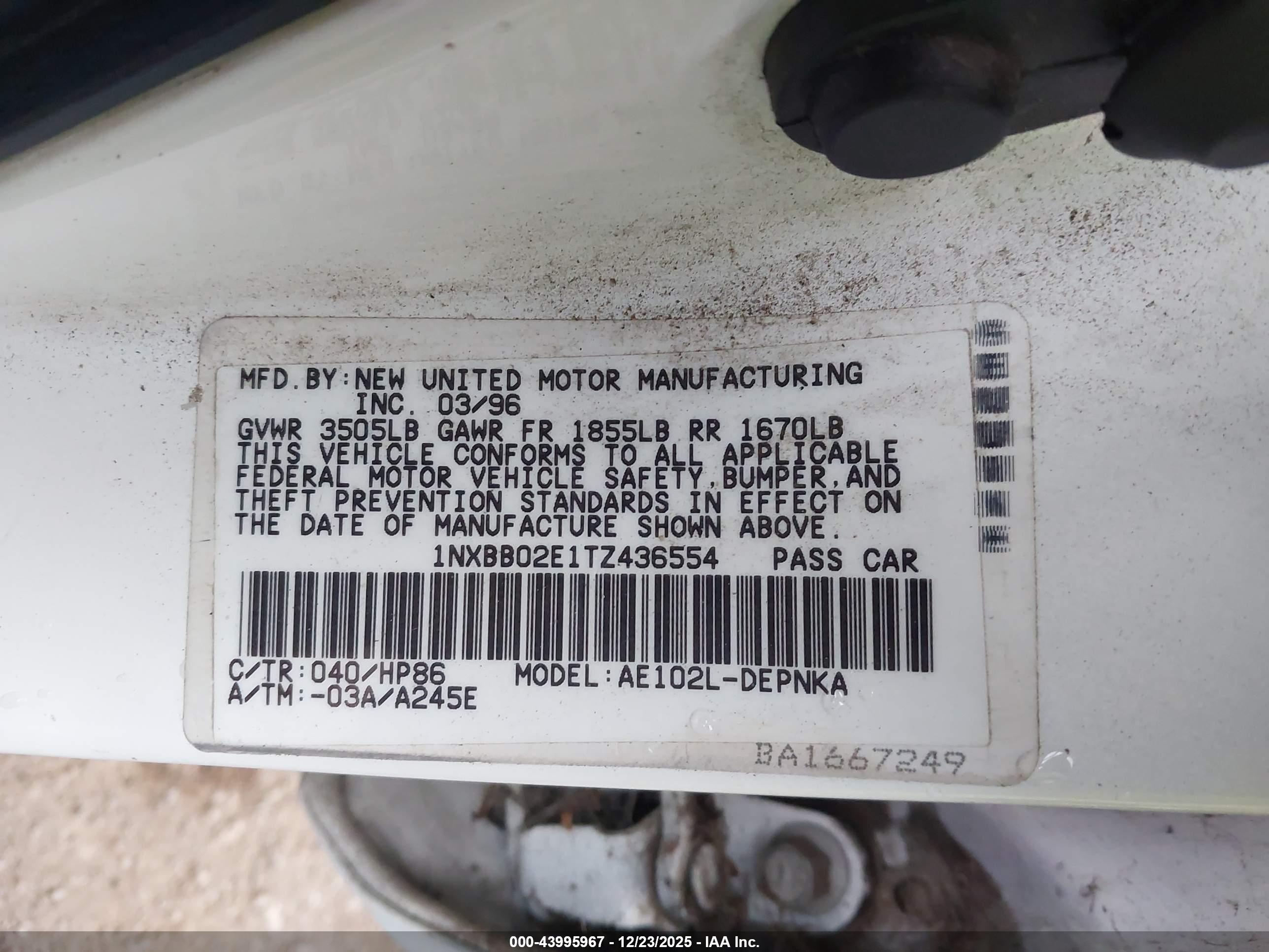 TOYOTA COROLLA image 9