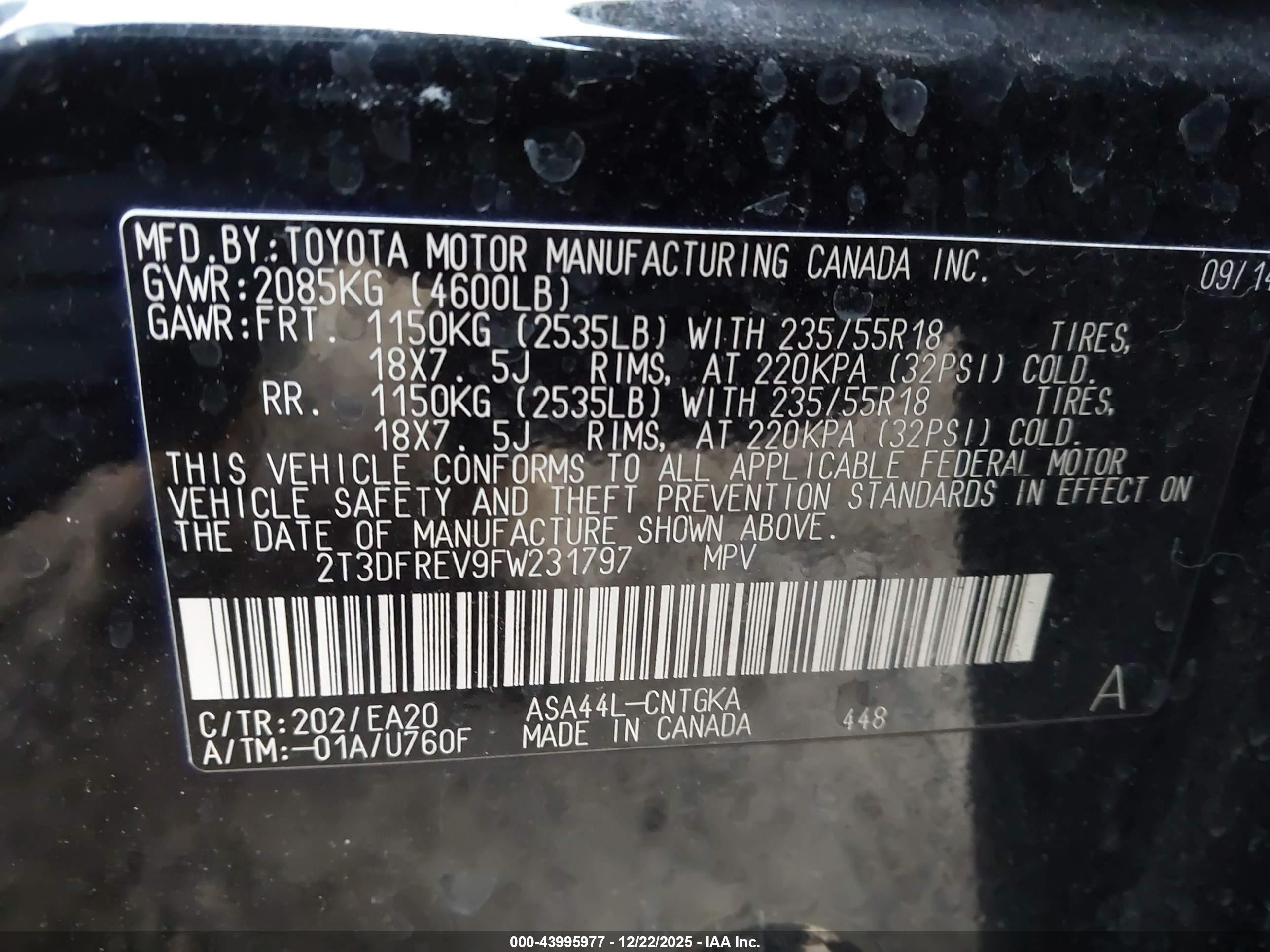 TOYOTA RAV4 image 9
