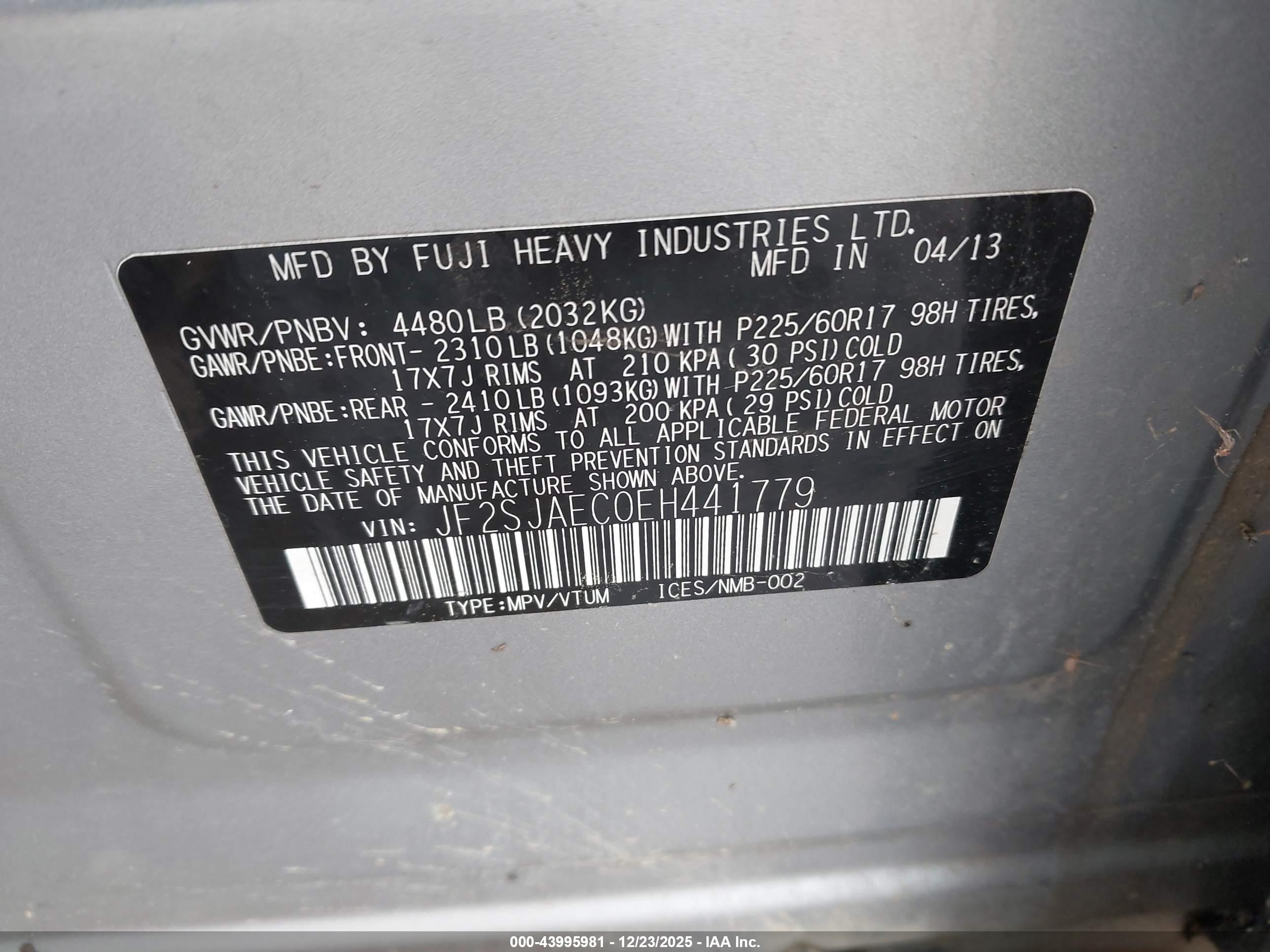 SUBARU FORESTER image 9