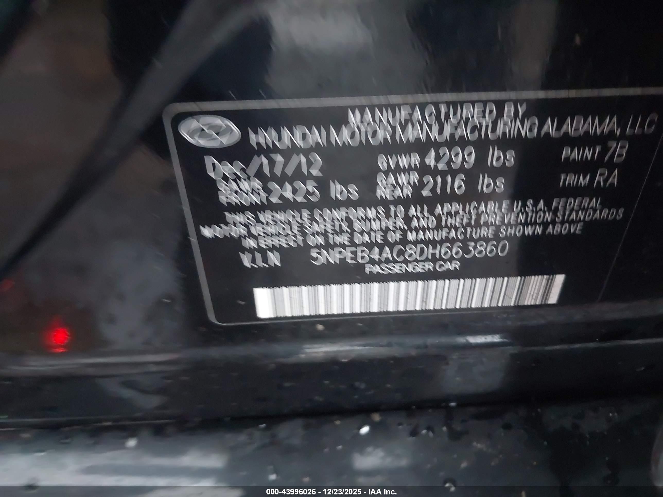 HYUNDAI SONATA image 9