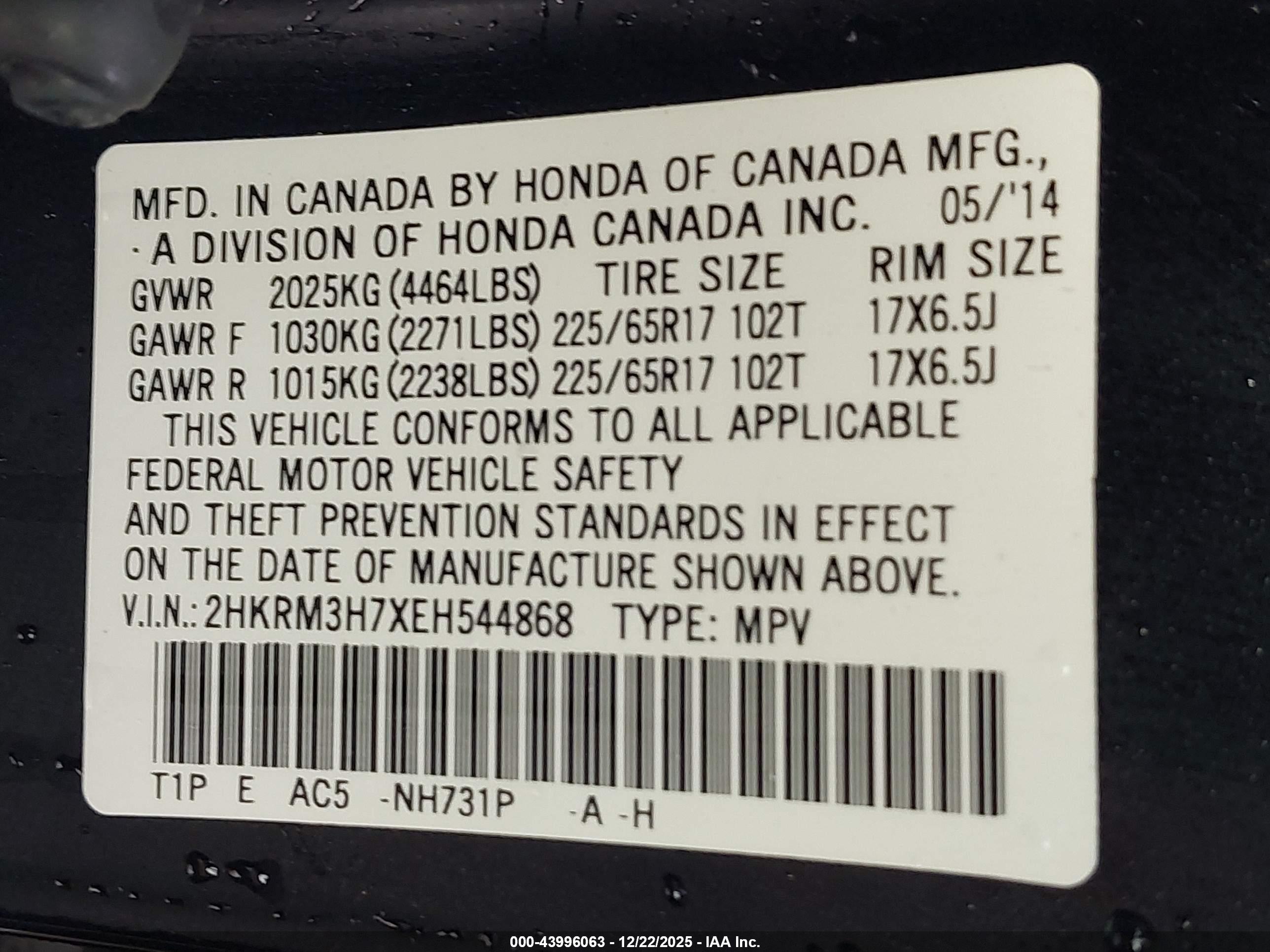 HONDA CR-V image 9