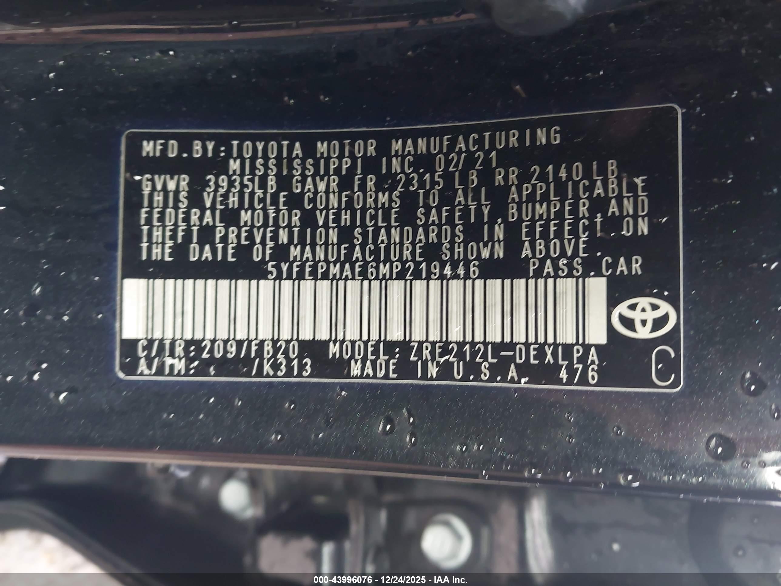 TOYOTA COROLLA image 9