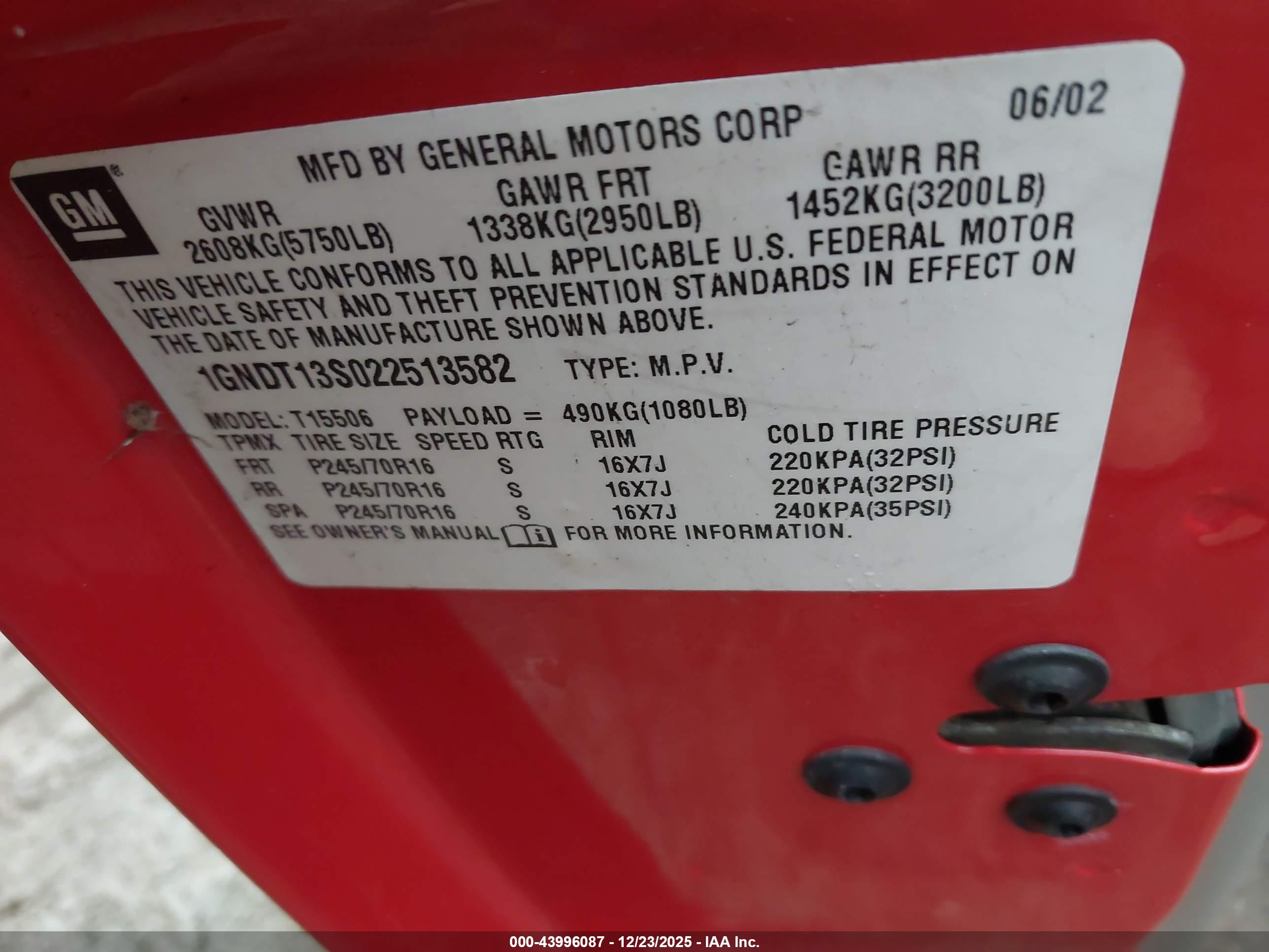 CHEVROLET TRAILBLAZER image 9