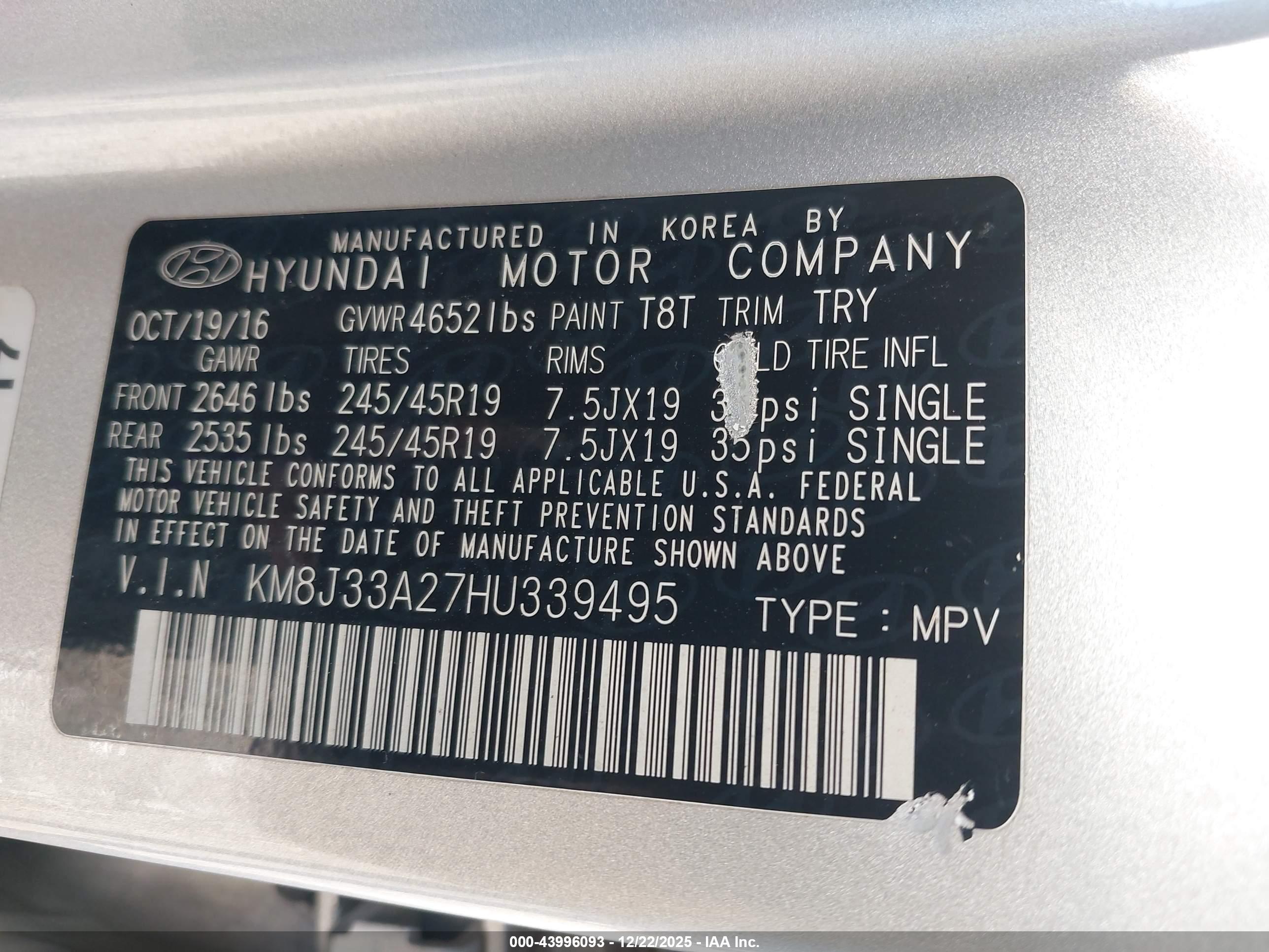 HYUNDAI TUCSON image 9