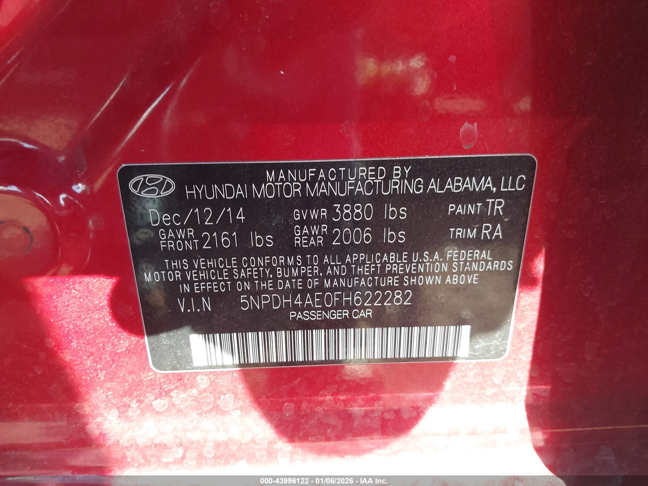 HYUNDAI ELANTRA image 9