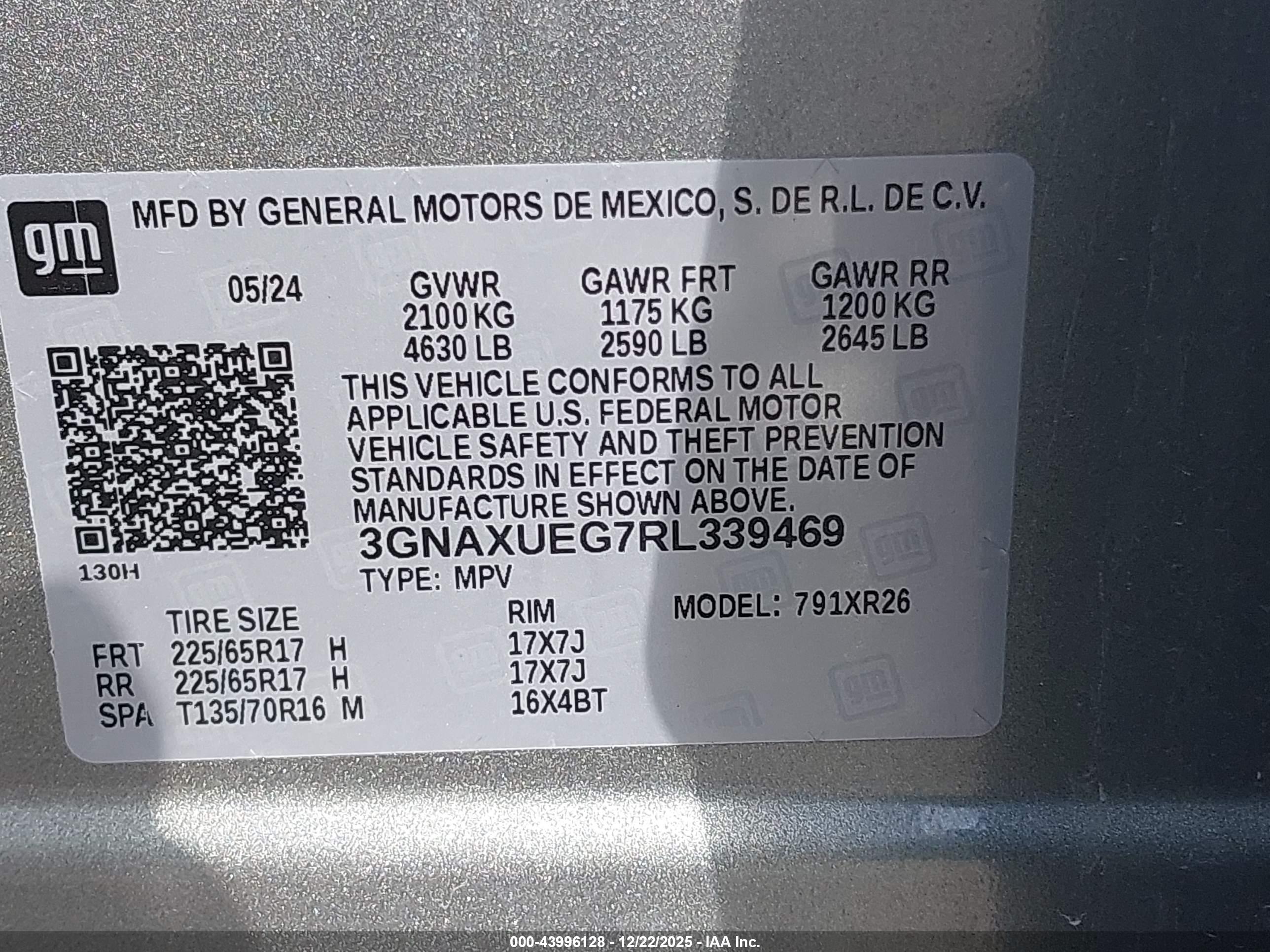 CHEVROLET EQUINOX image 9
