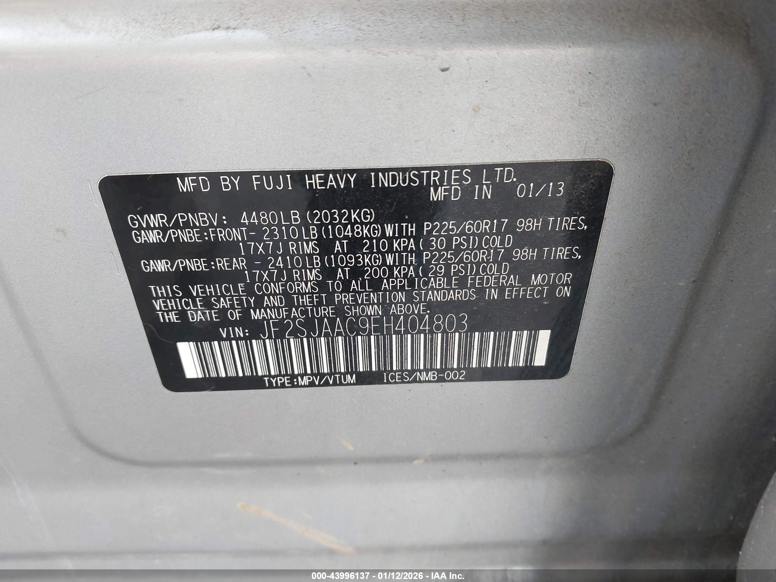 SUBARU FORESTER image 9
