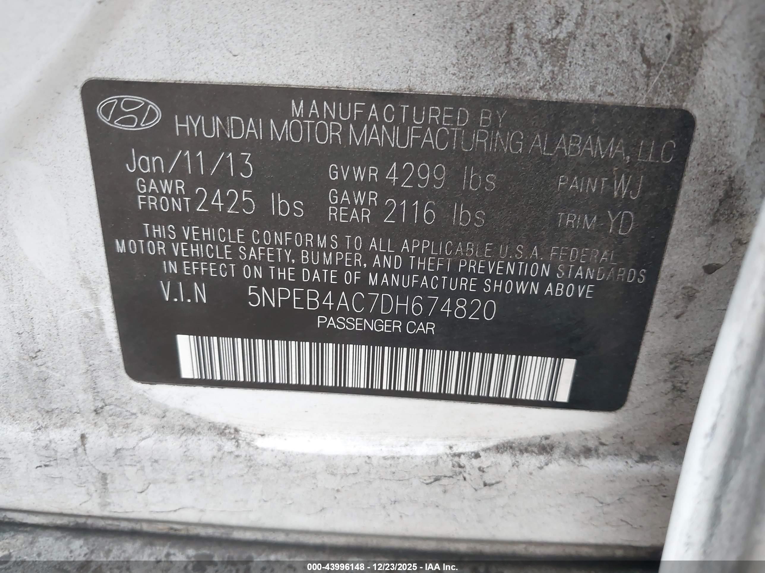 HYUNDAI SONATA image 9