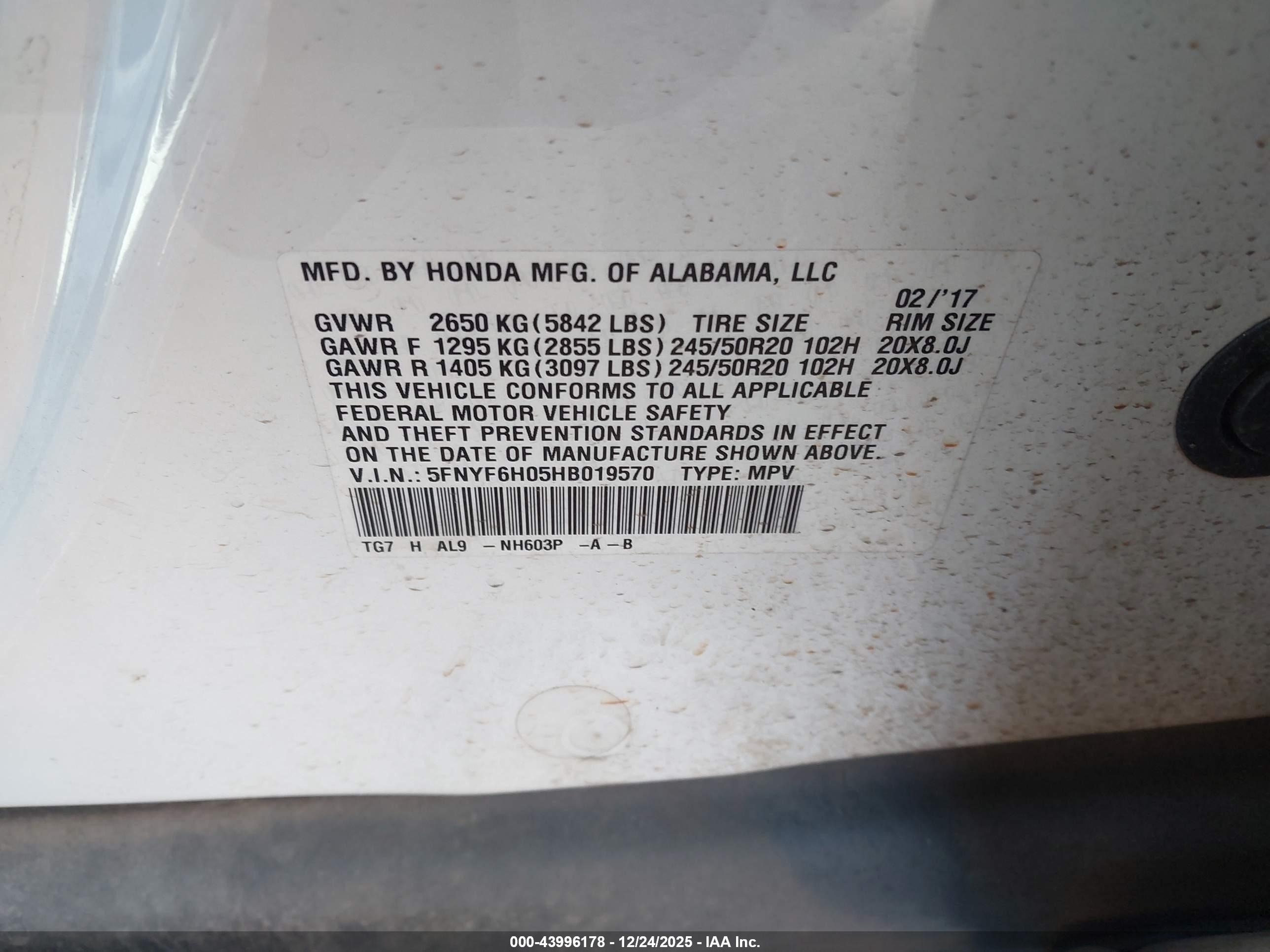 HONDA PILOT image 9