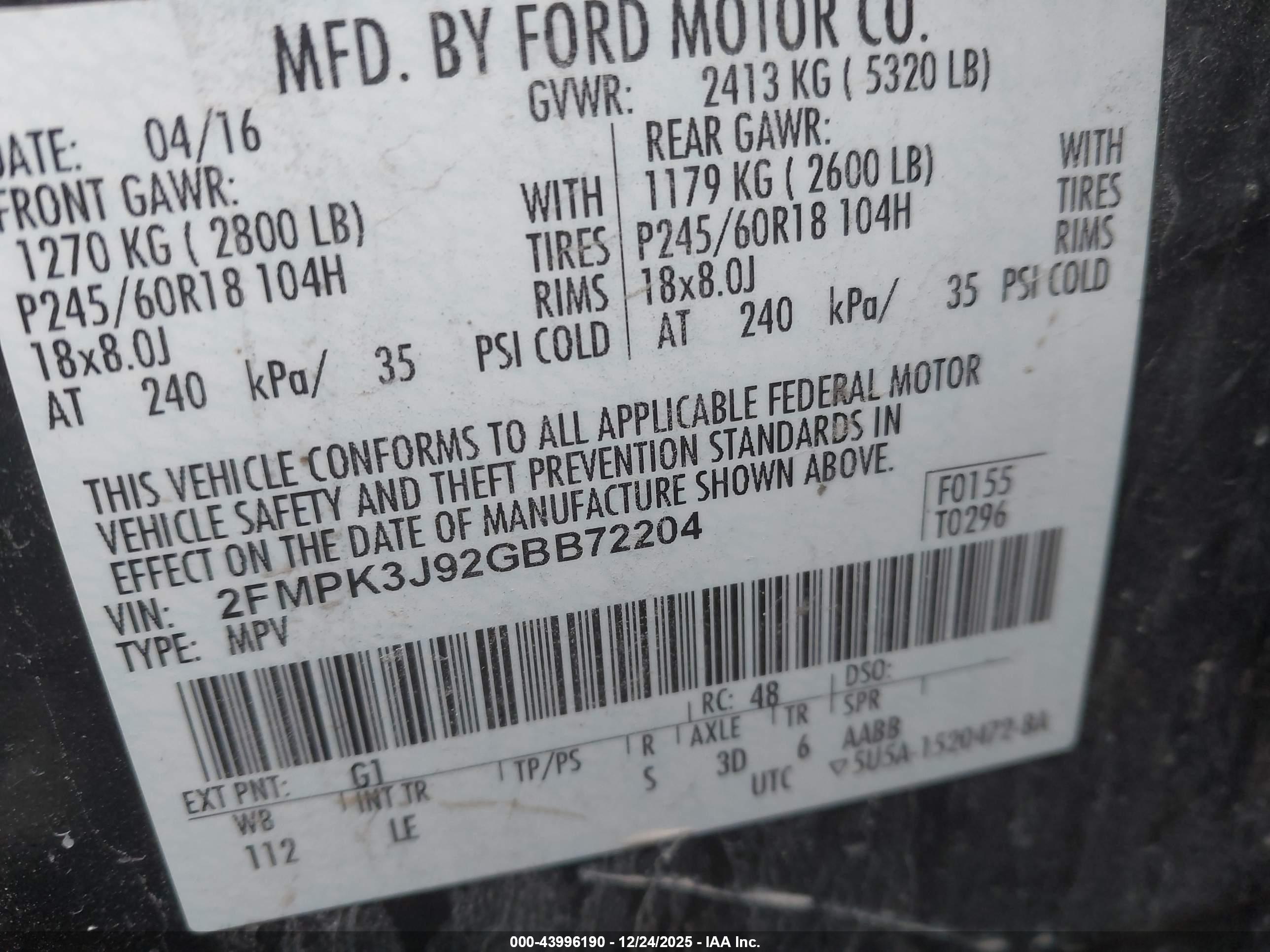 FORD EDGE image 9