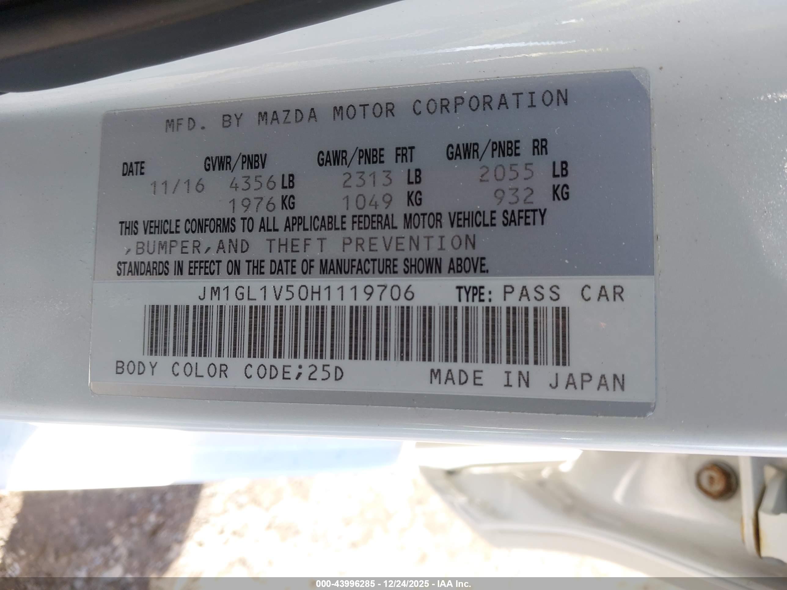 MAZDA MAZDA6 image 9