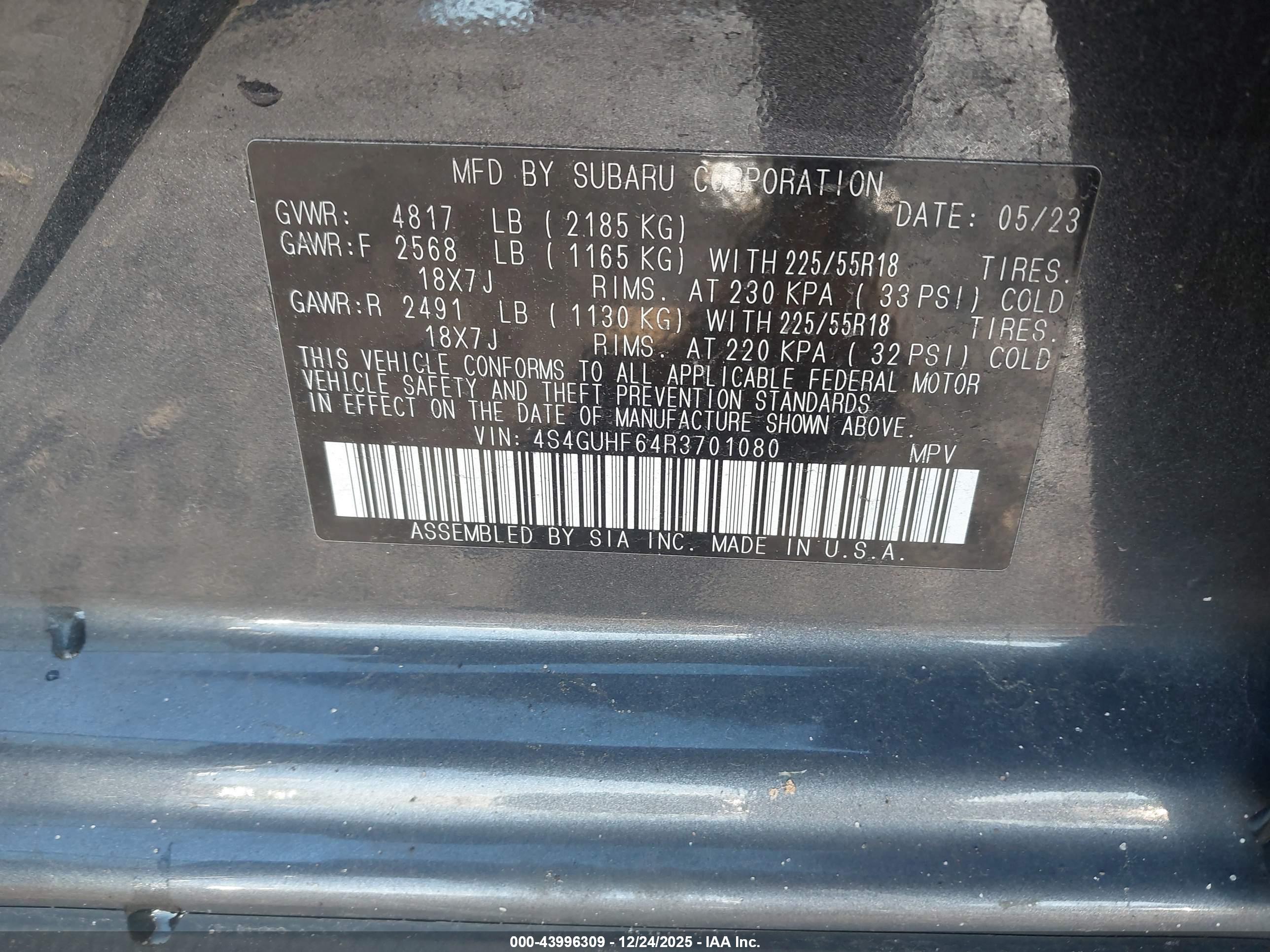 SUBARU CROSSTREK image 9