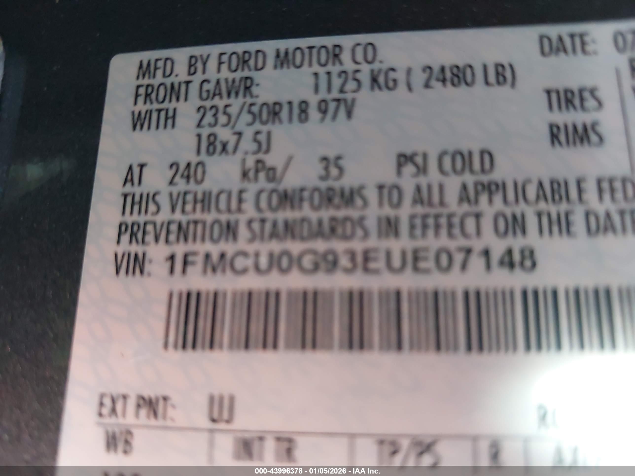 FORD ESCAPE image 9