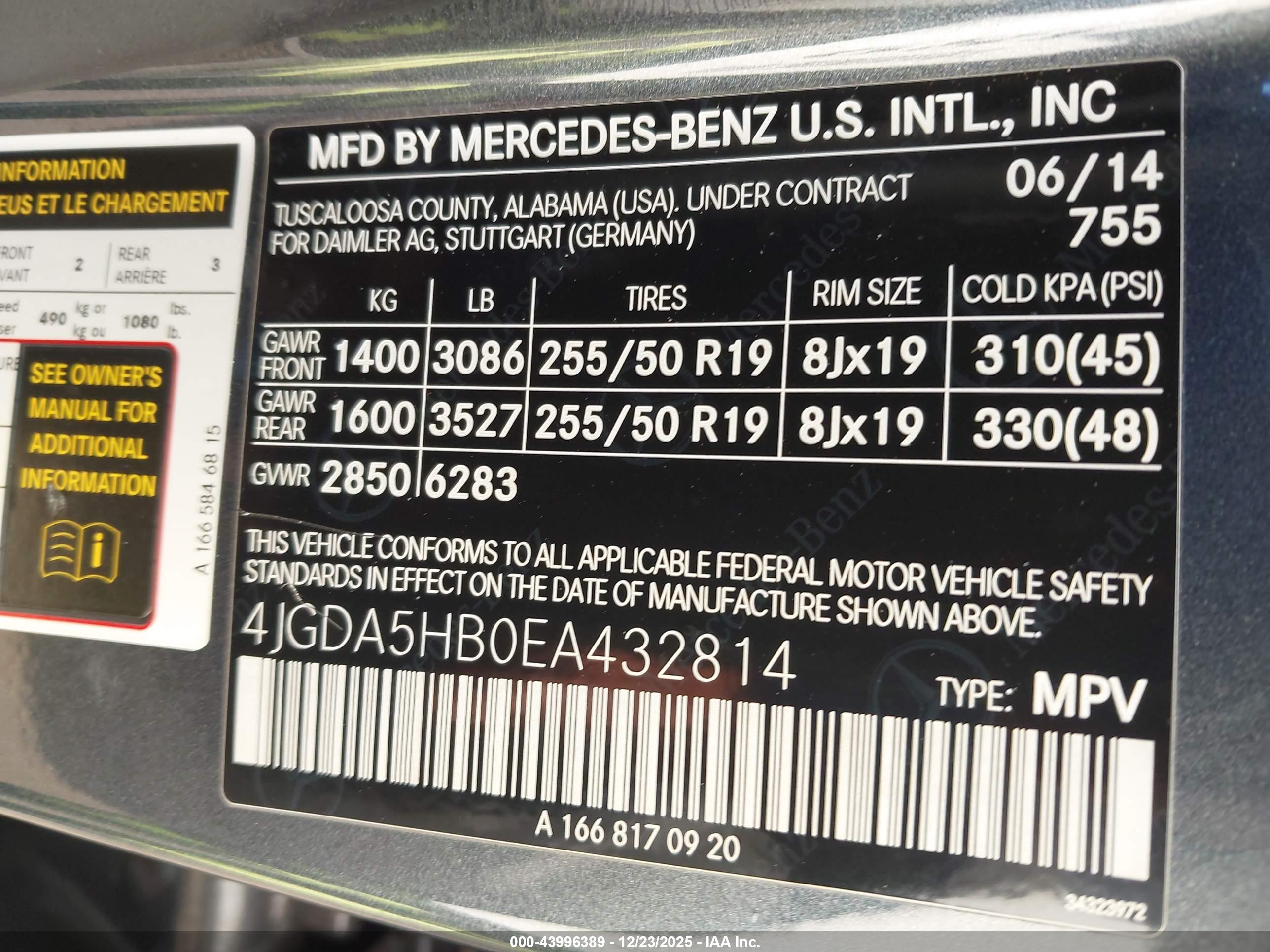MERCEDES-BENZ ML image 9