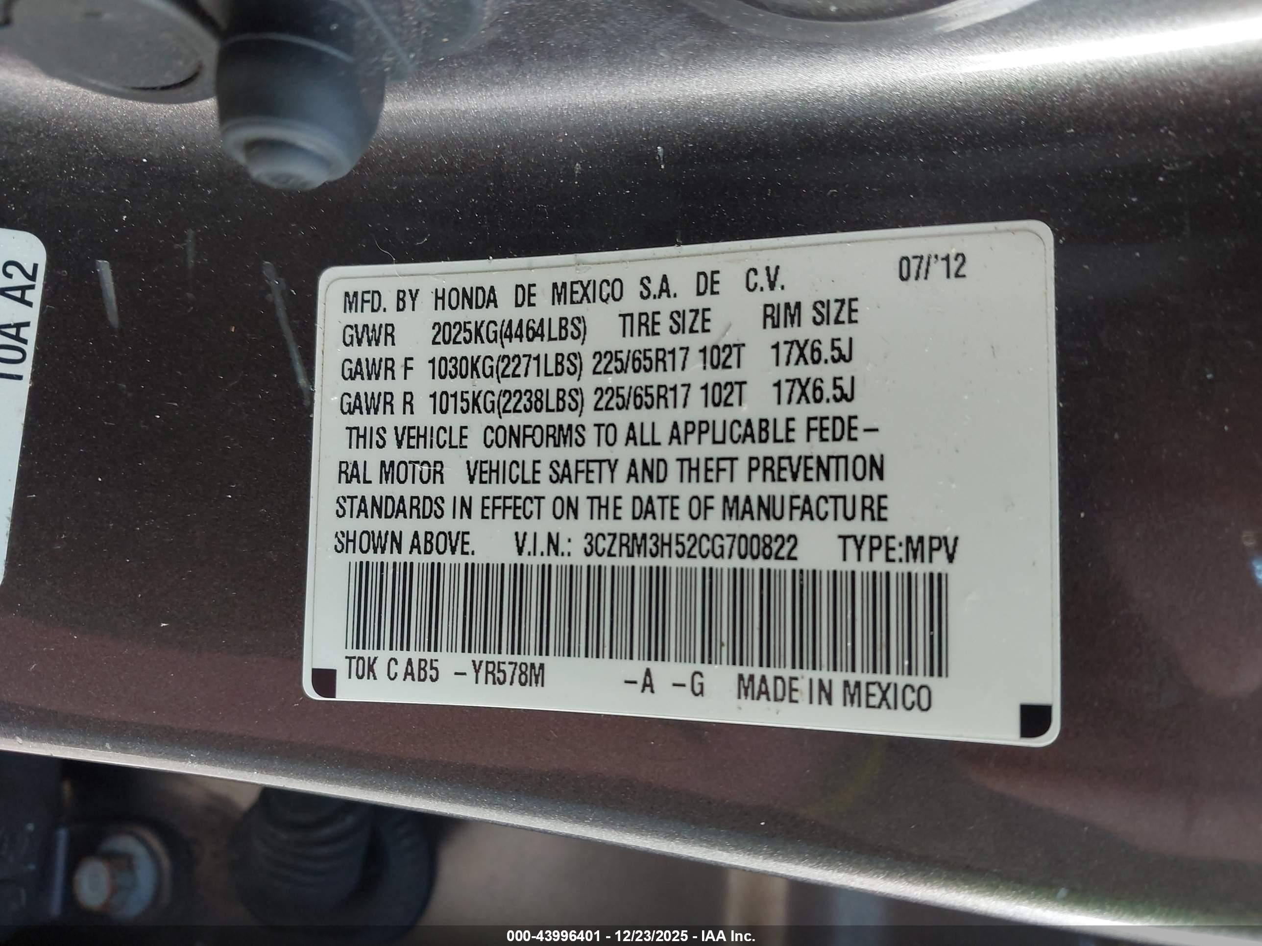 HONDA CR-V image 9
