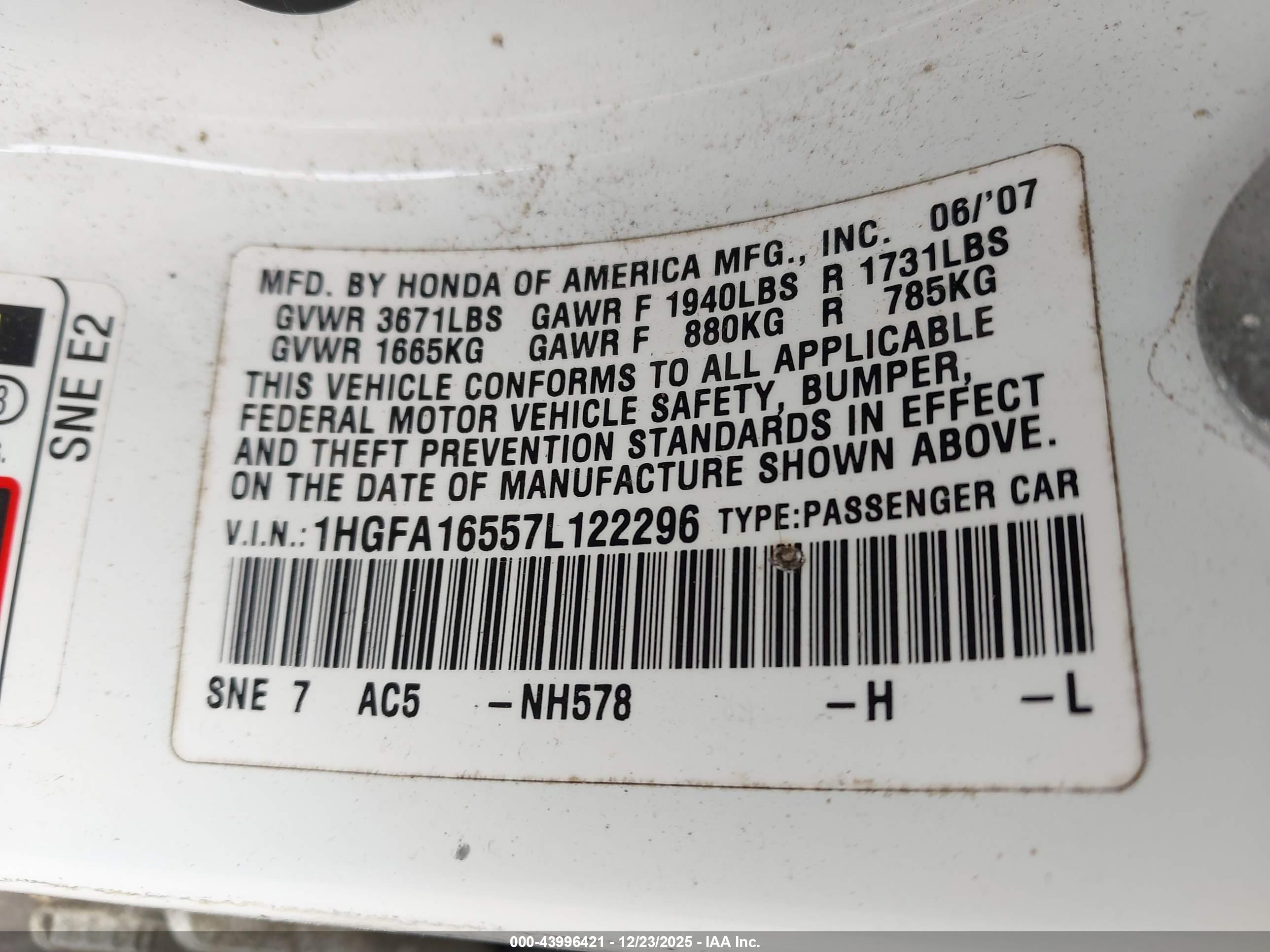 HONDA CIVIC image 9