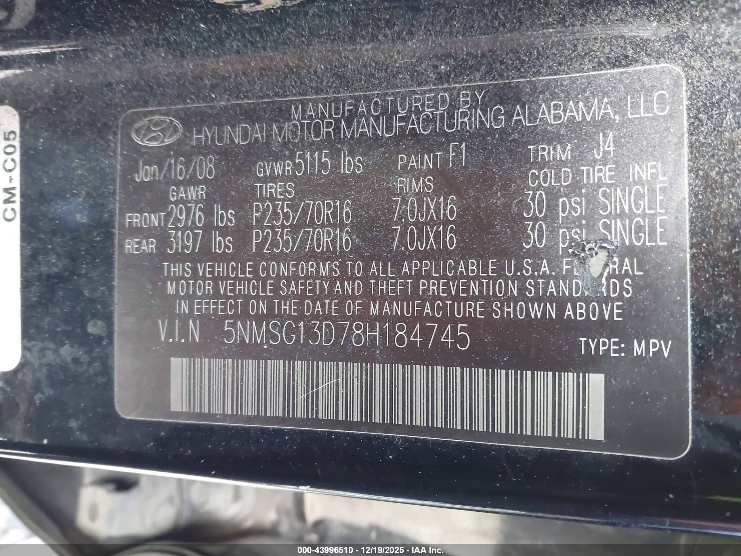 HYUNDAI SANTA image 9