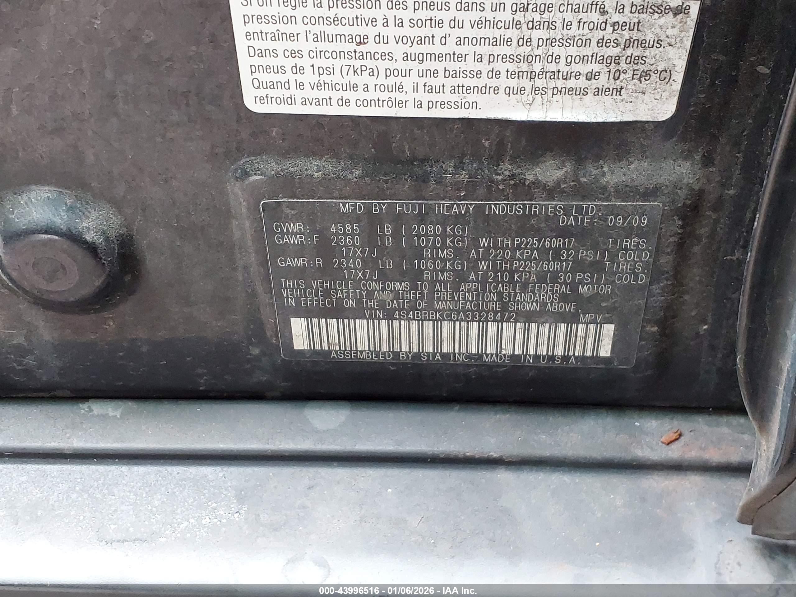 SUBARU OUTBACK image 9