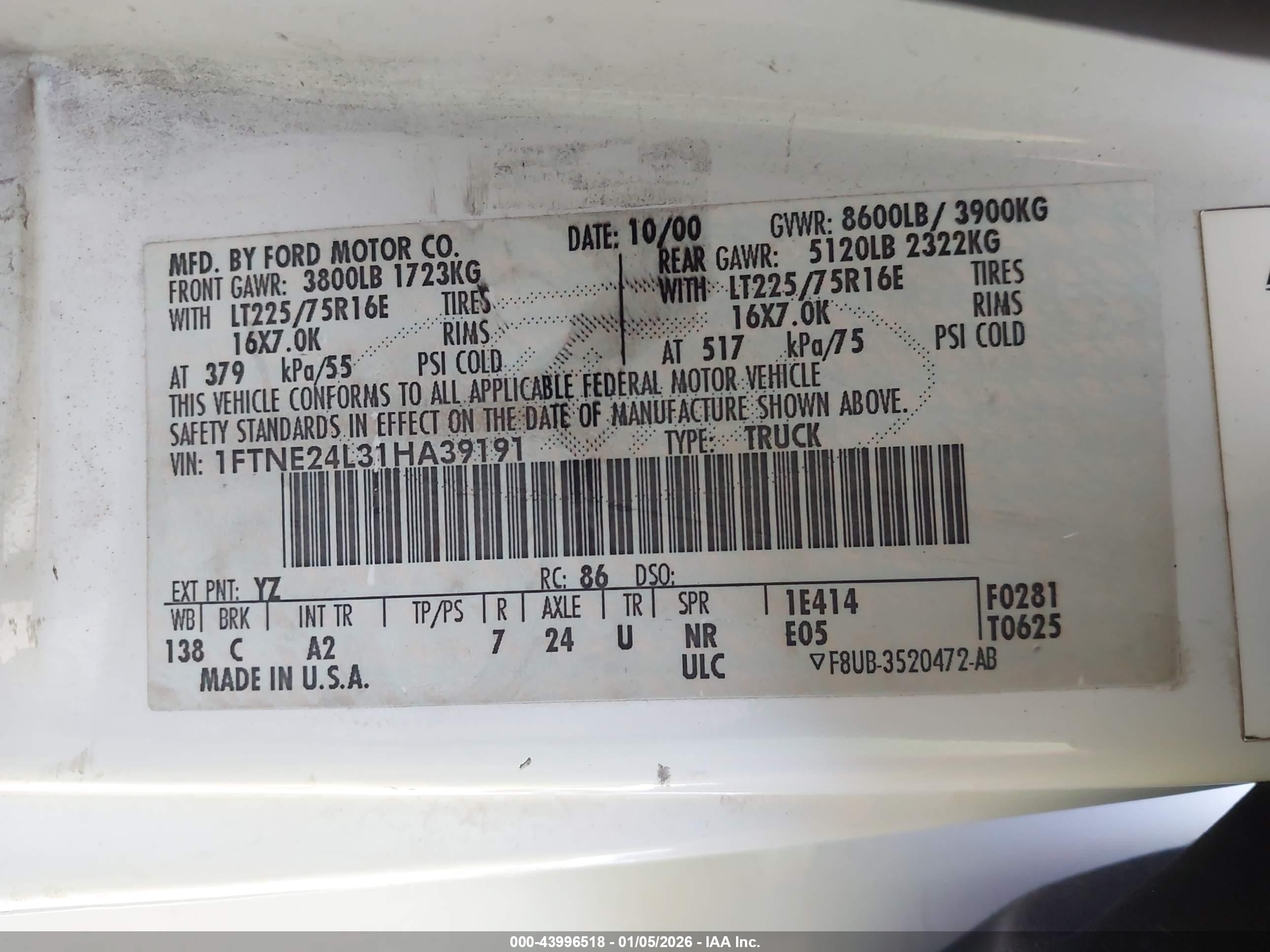 FORD E-250 image 9