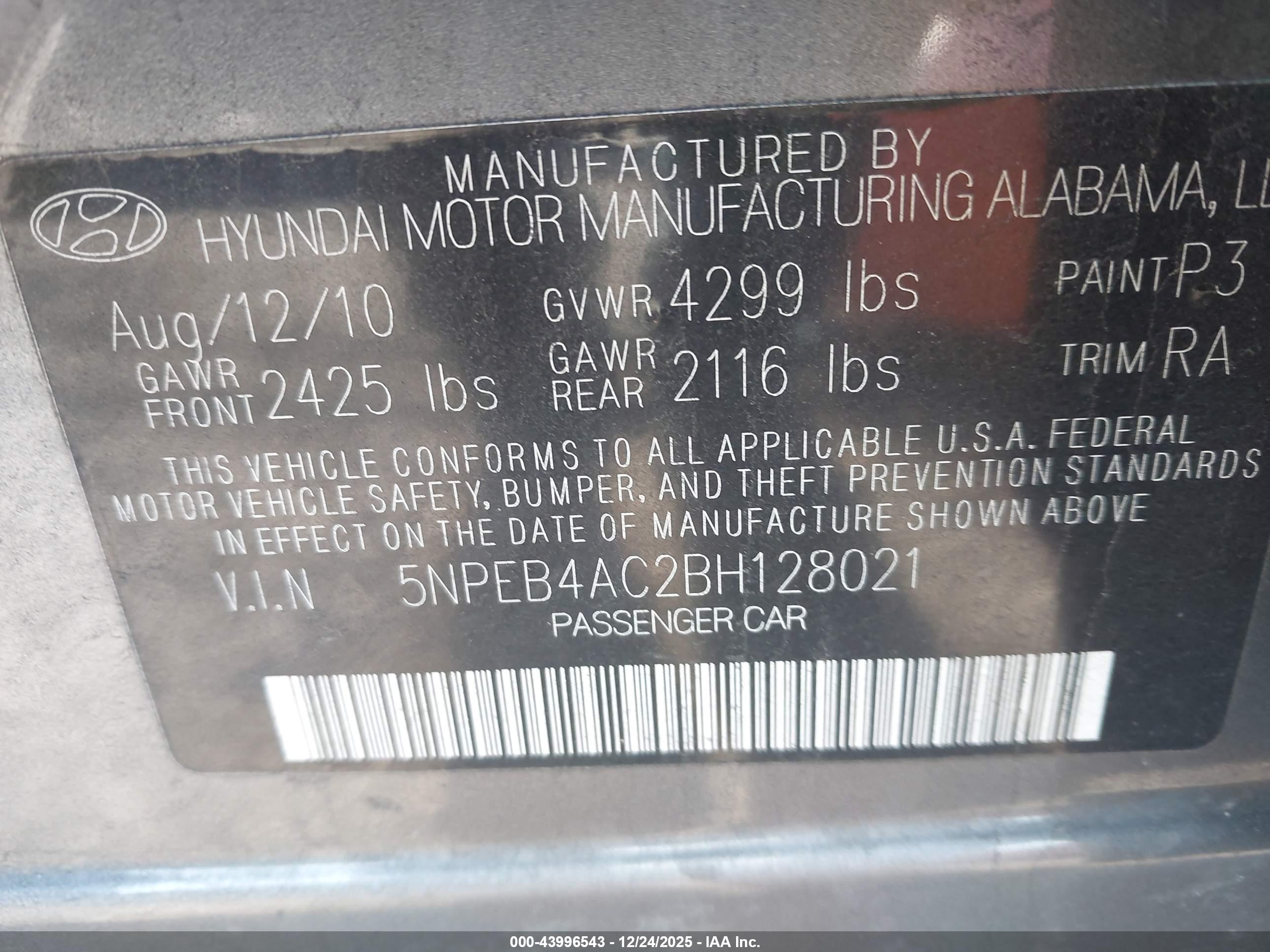 HYUNDAI SONATA image 9