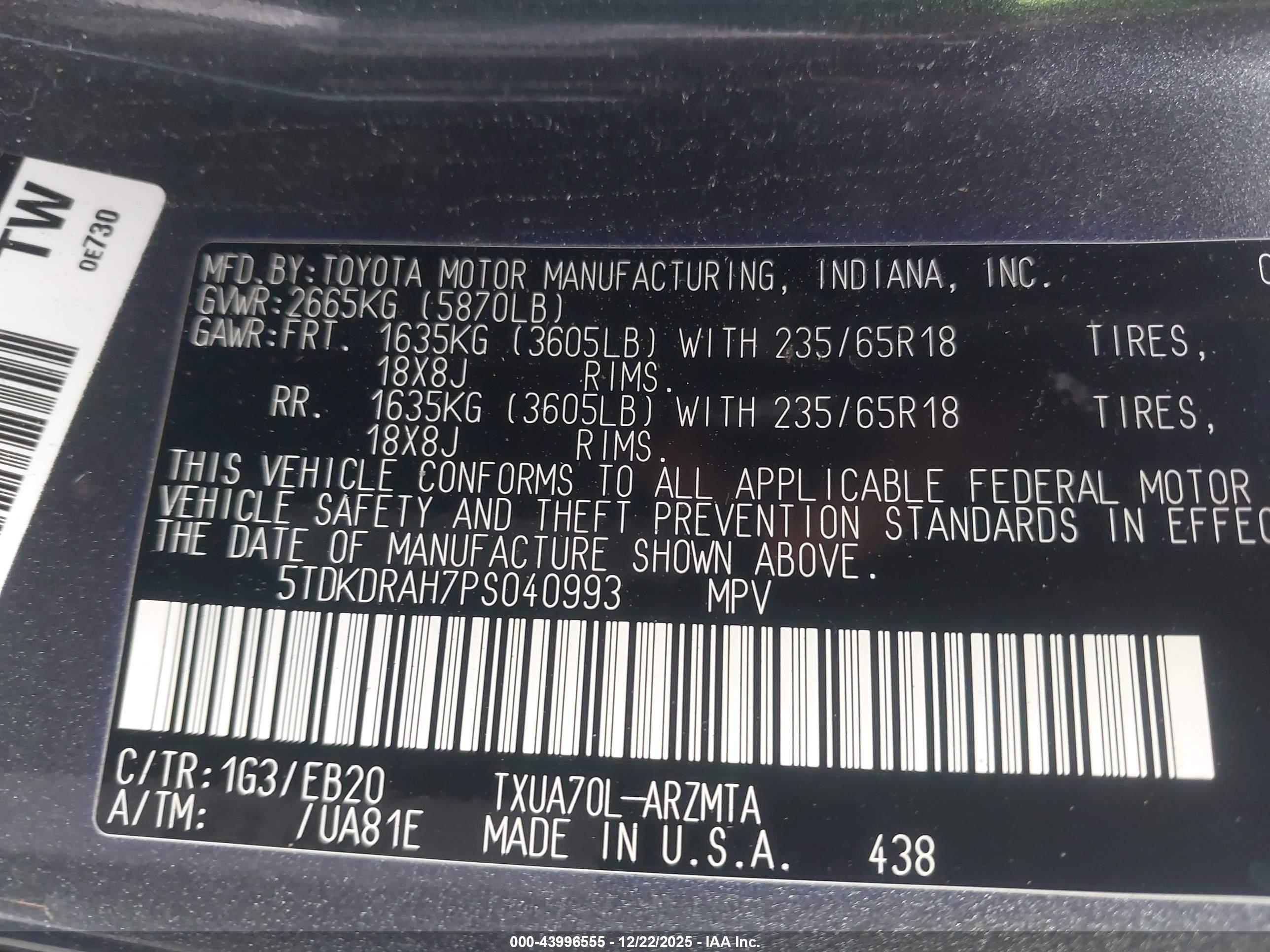 TOYOTA HIGHLANDER image 9