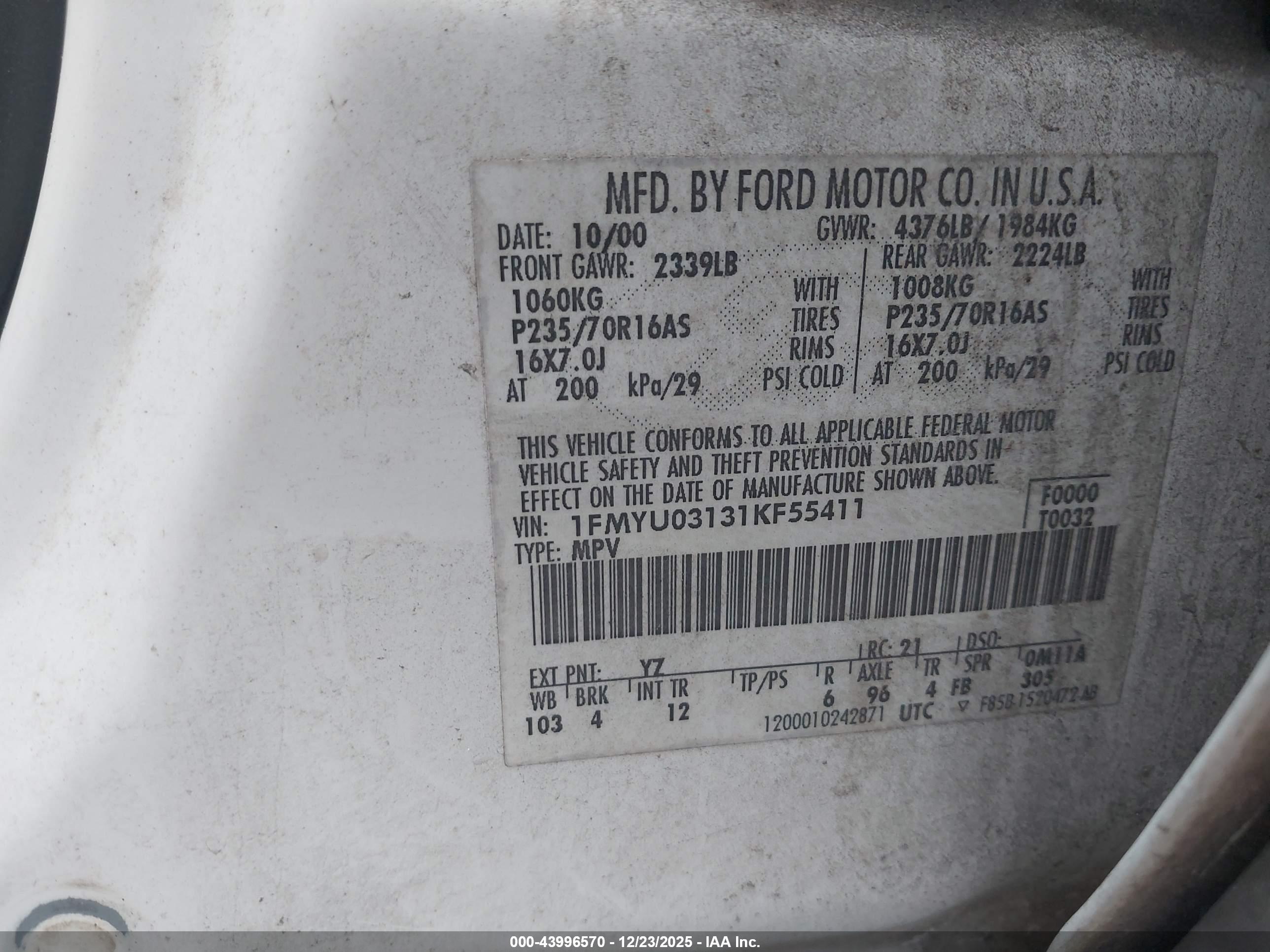 FORD ESCAPE image 9
