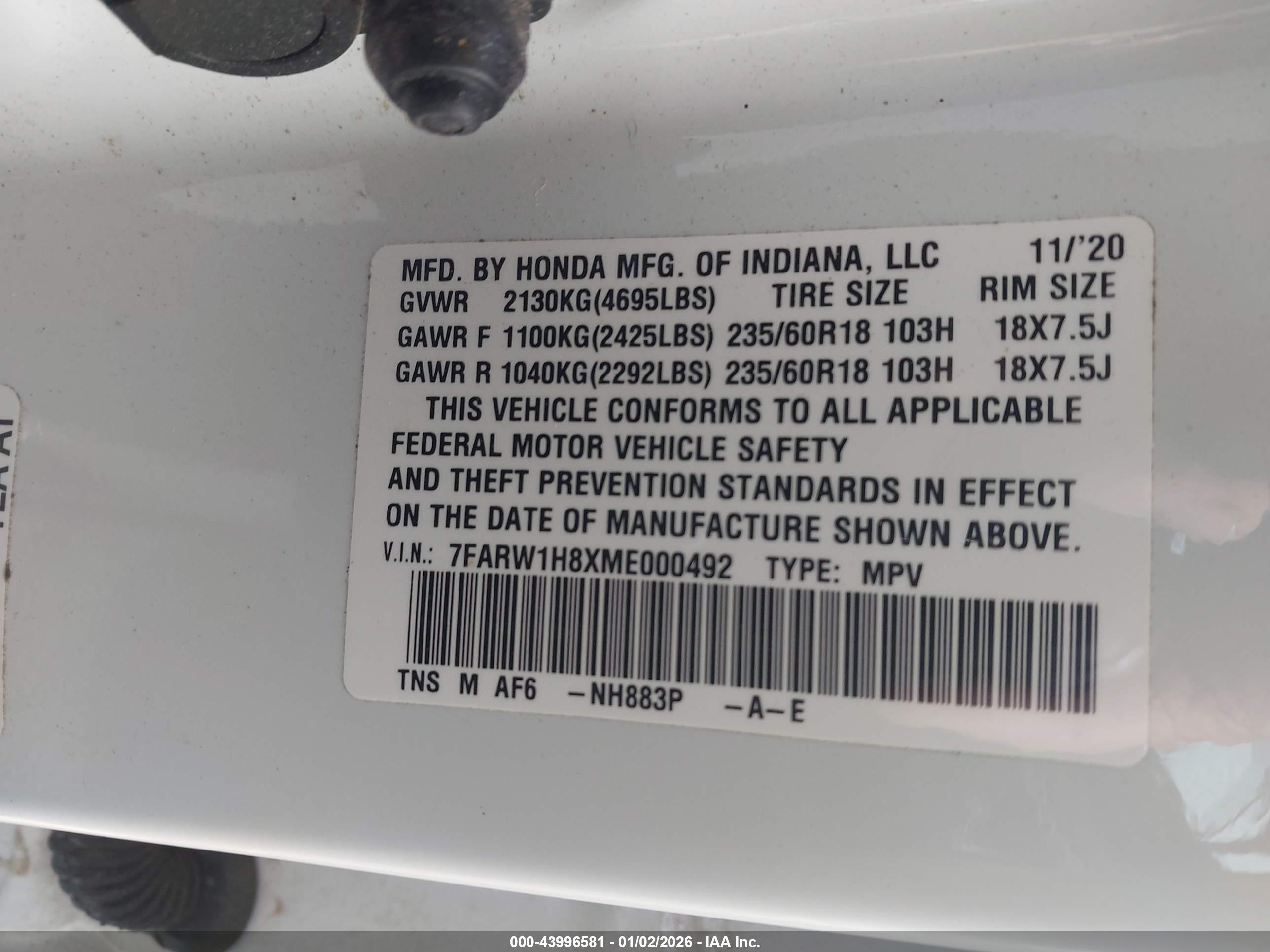 HONDA CR-V image 9