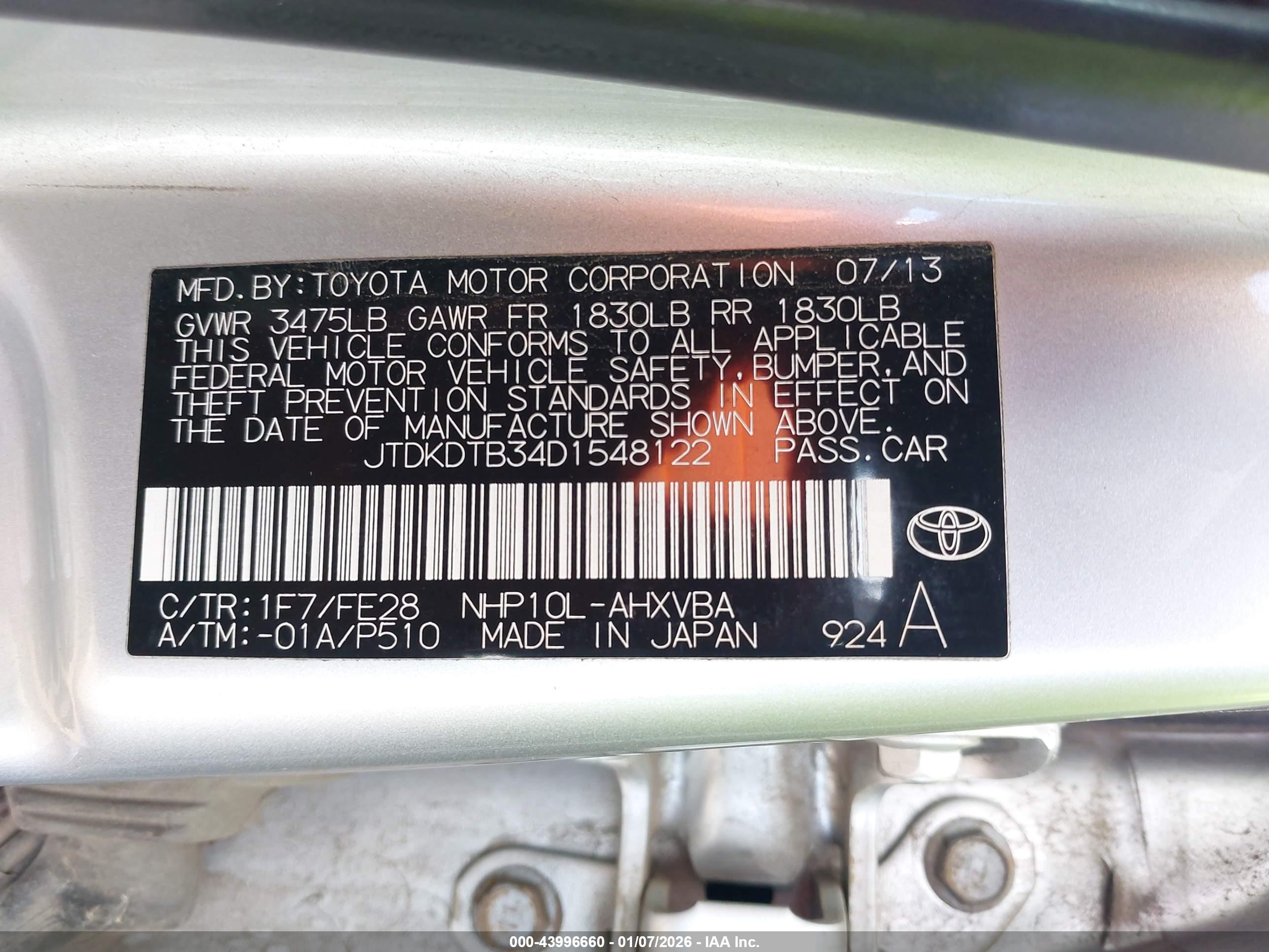 TOYOTA PRIUS image 9