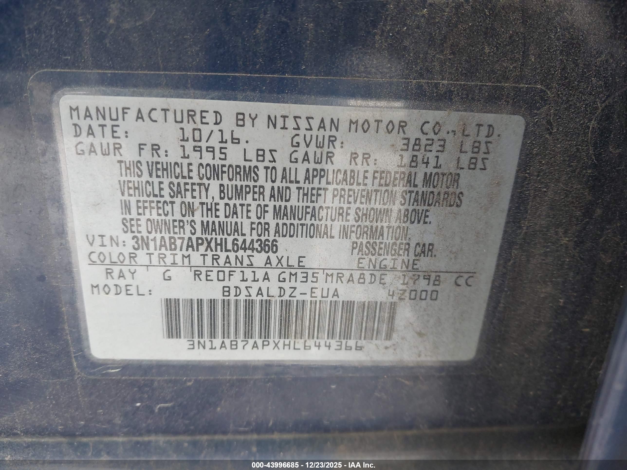 NISSAN SENTRA image 9