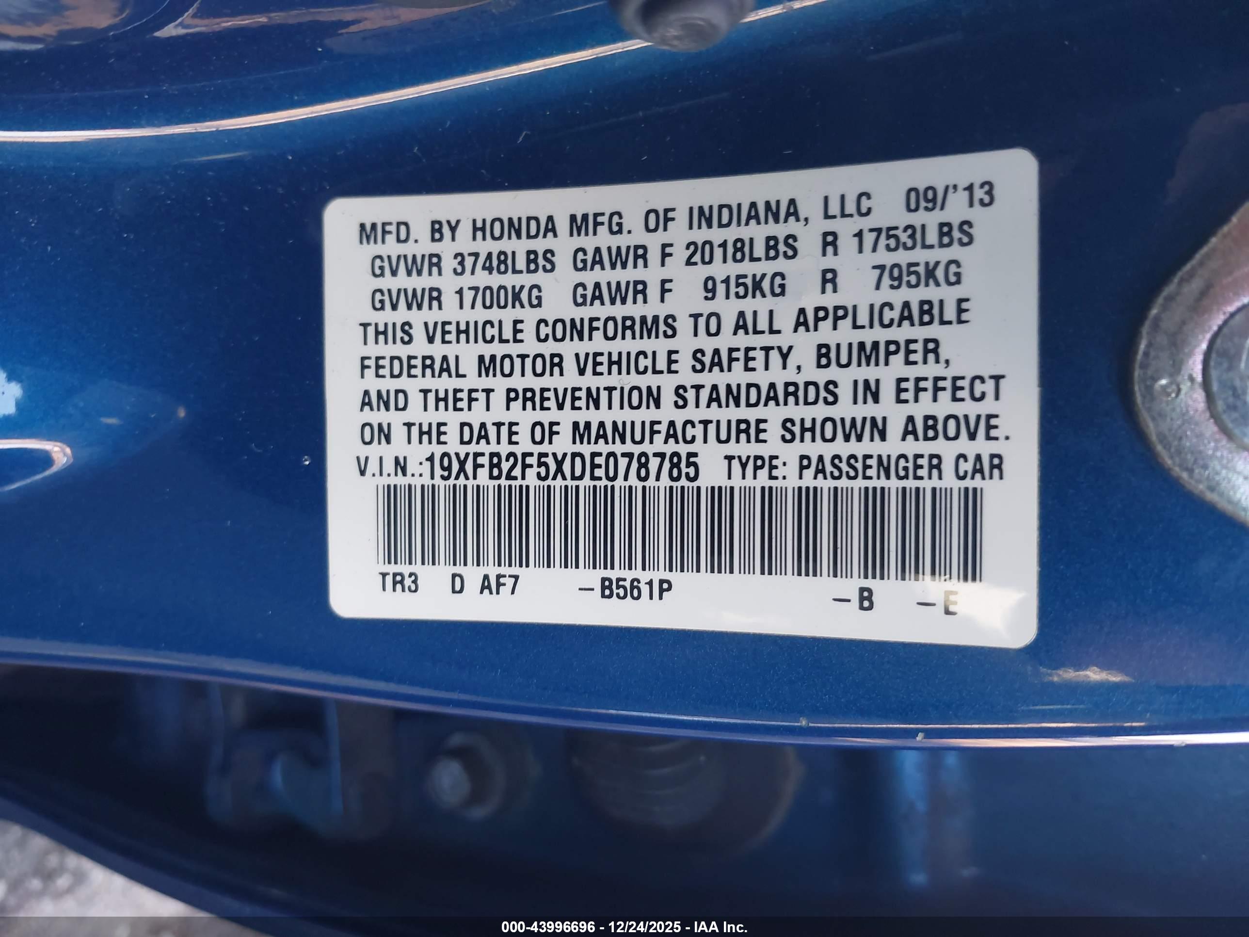 HONDA CIVIC image 9