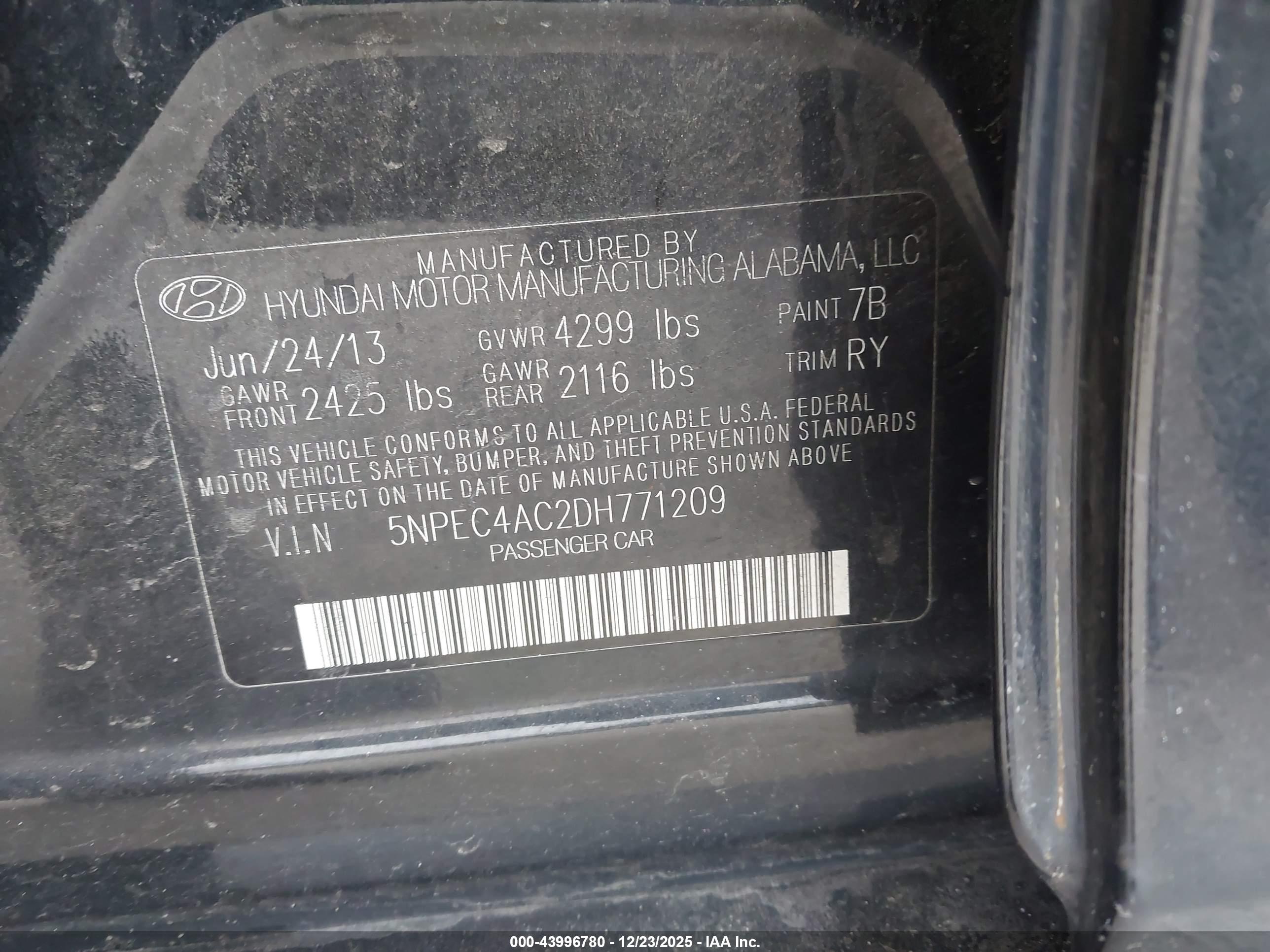 HYUNDAI SONATA image 9