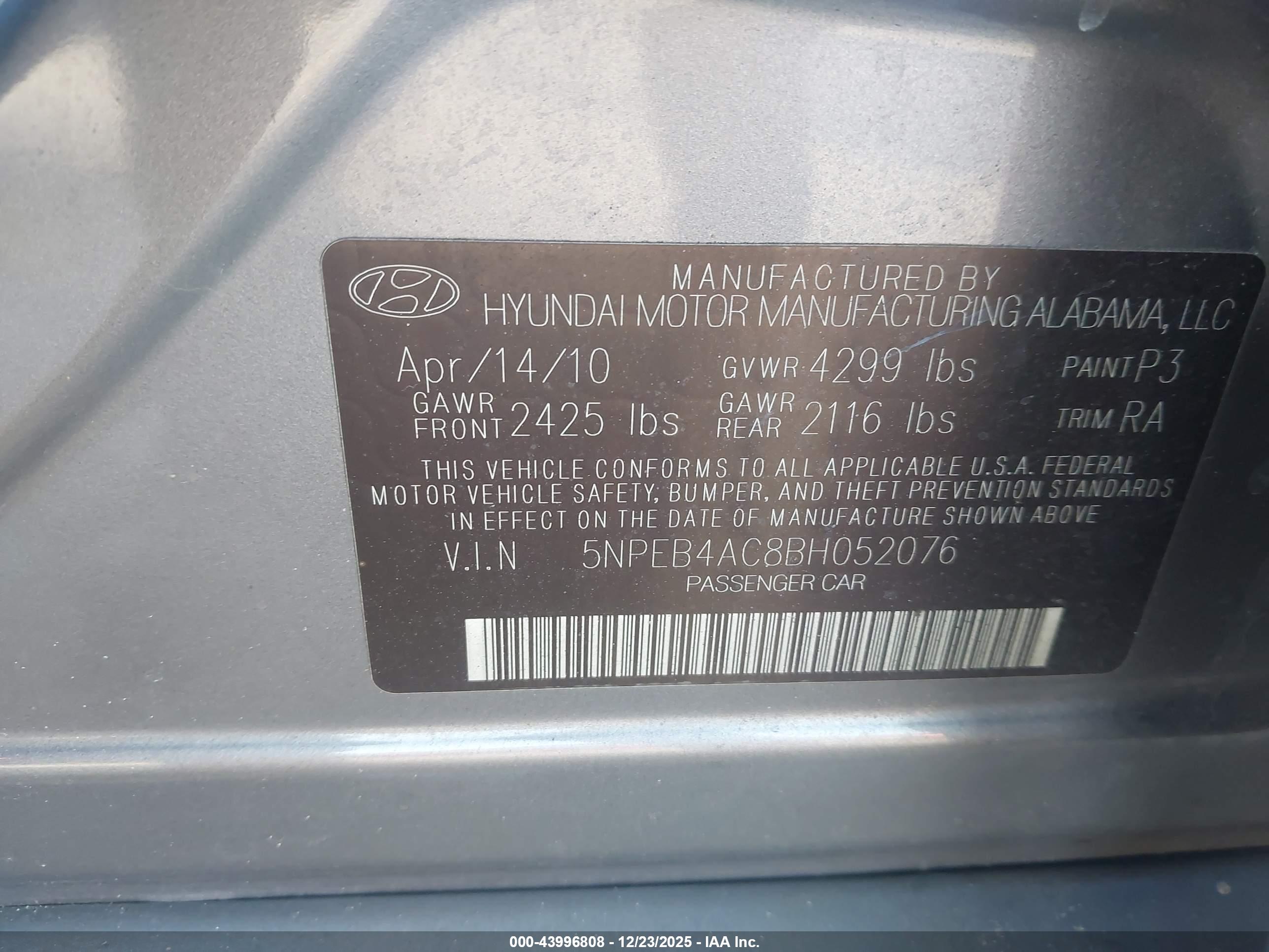 HYUNDAI SONATA image 9