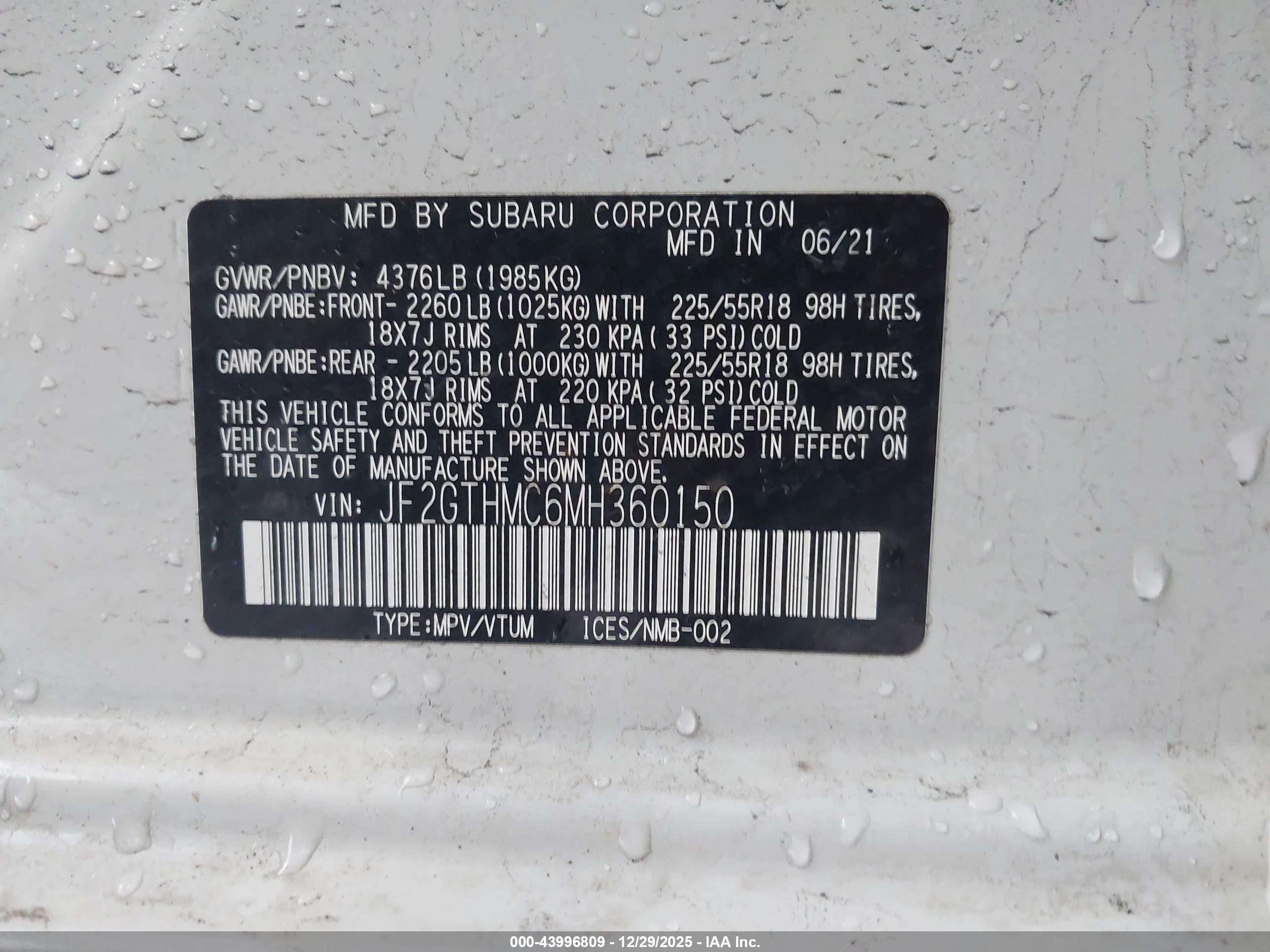 SUBARU CROSSTREK image 9