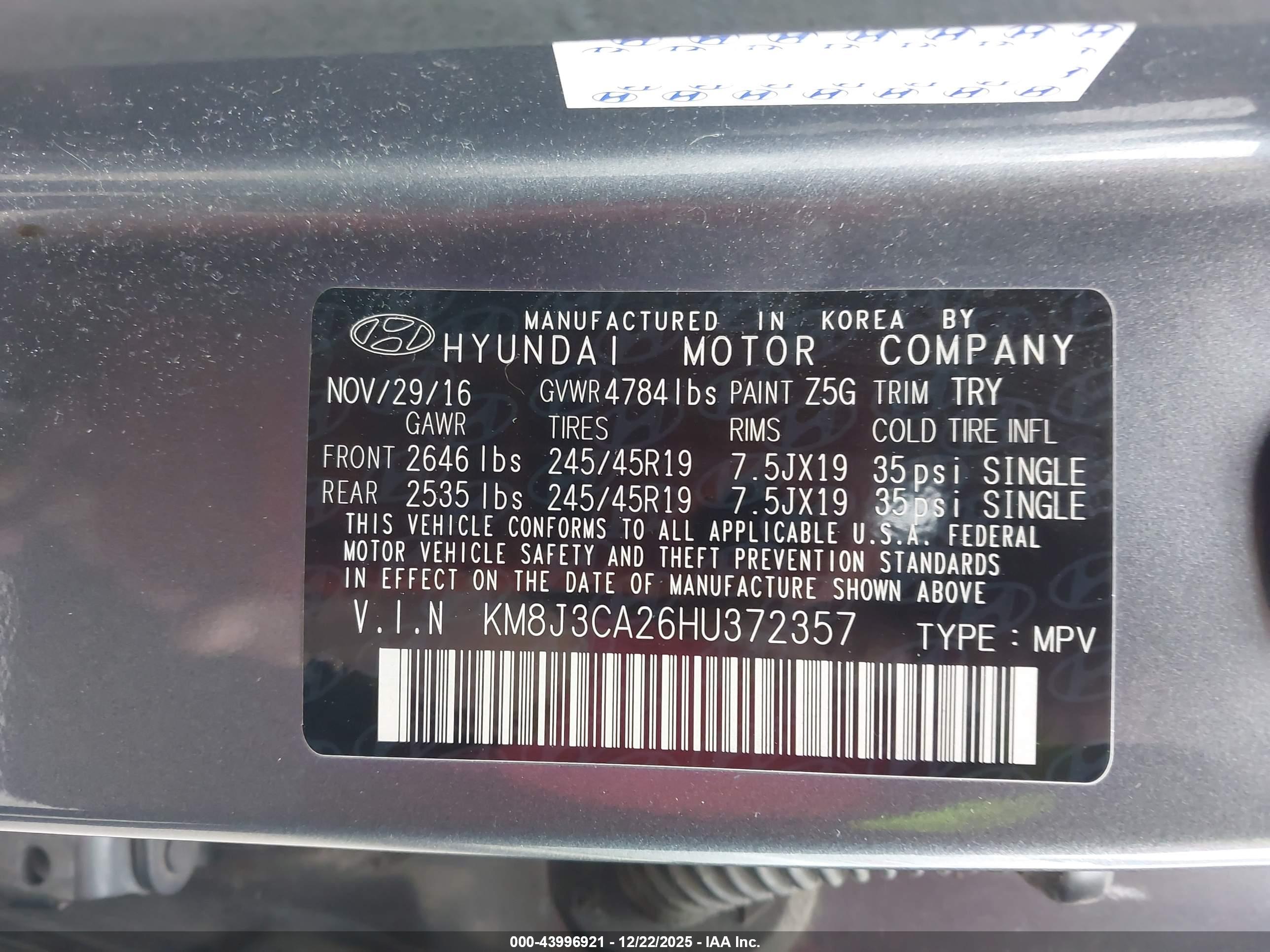 HYUNDAI TUCSON image 9