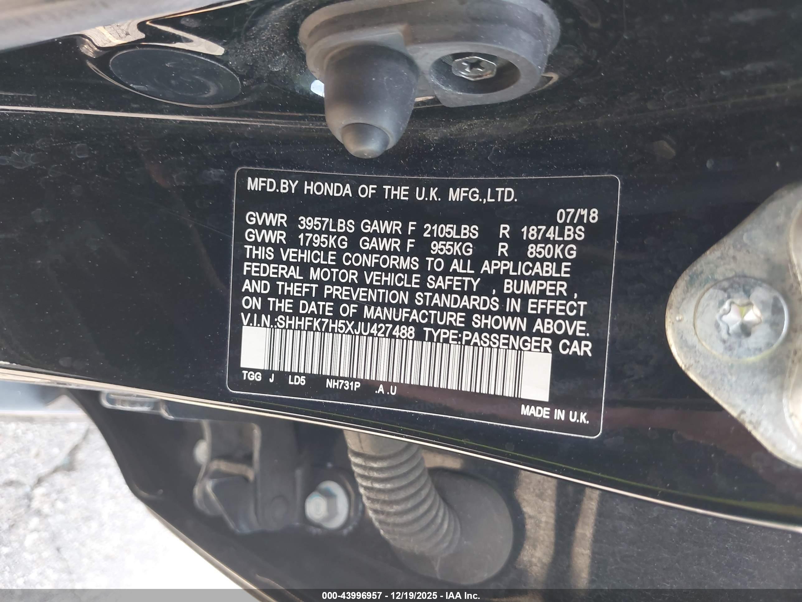 HONDA CIVIC image 9