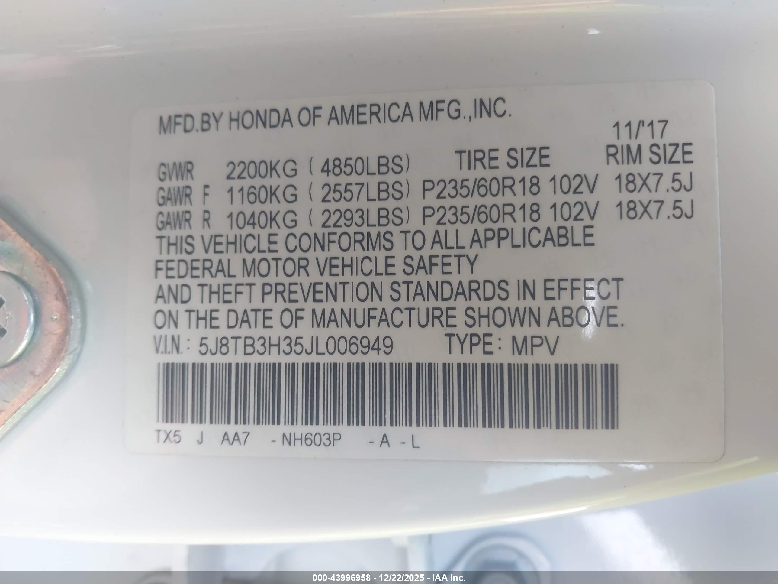 ACURA RDX image 9