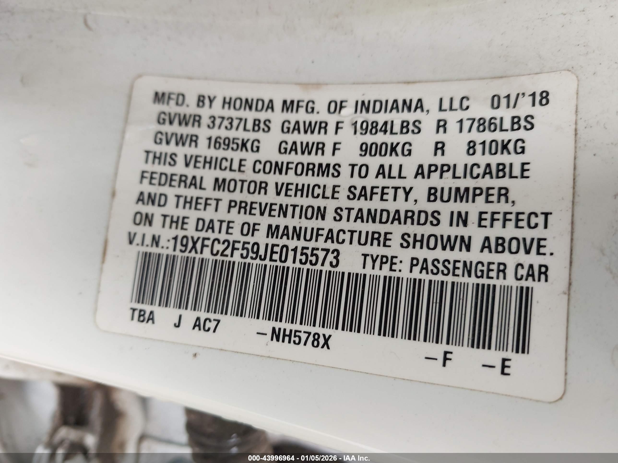 HONDA CIVIC image 9