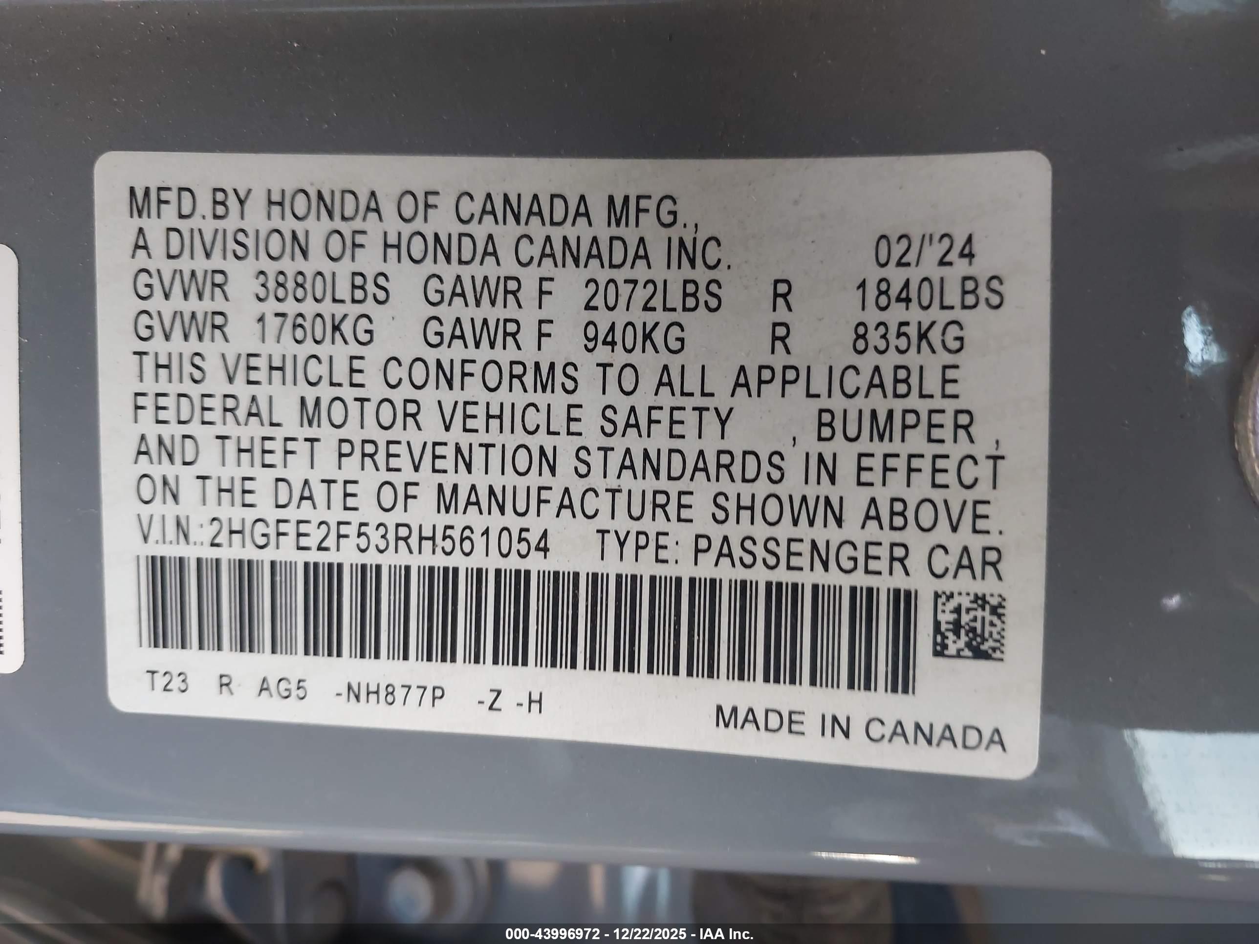 HONDA CIVIC image 9