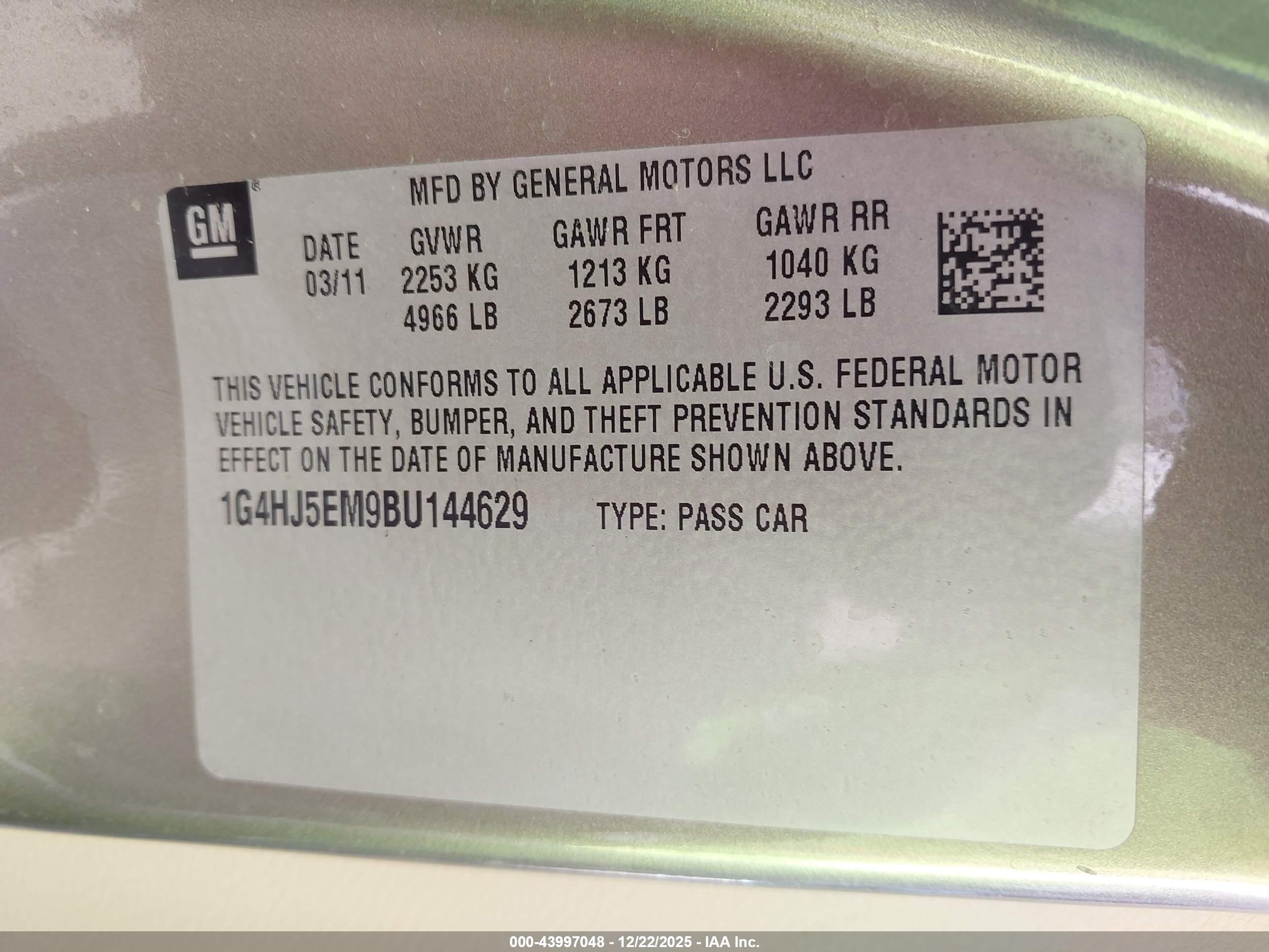 BUICK LUCERNE image 9
