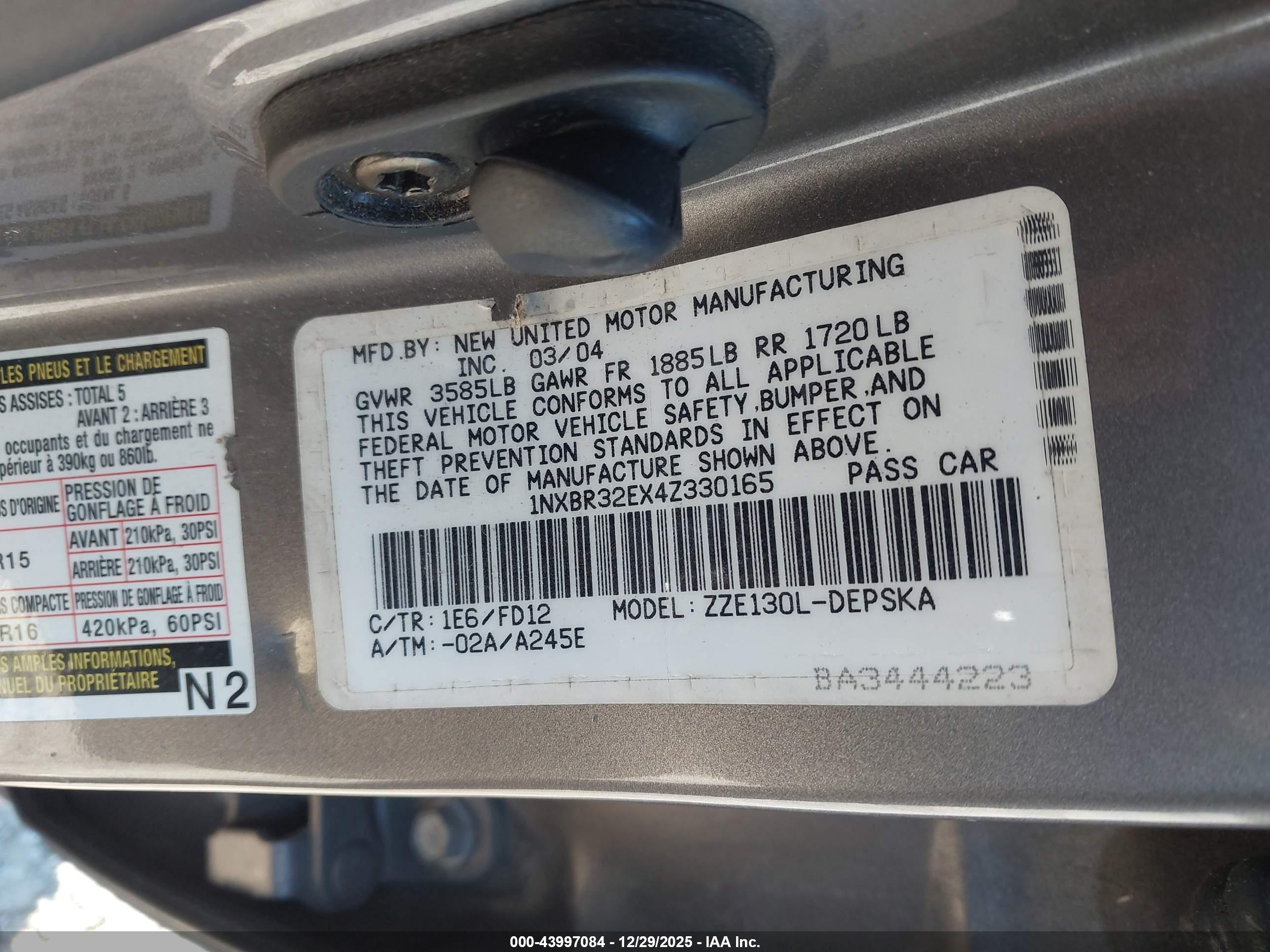 TOYOTA COROLLA image 9