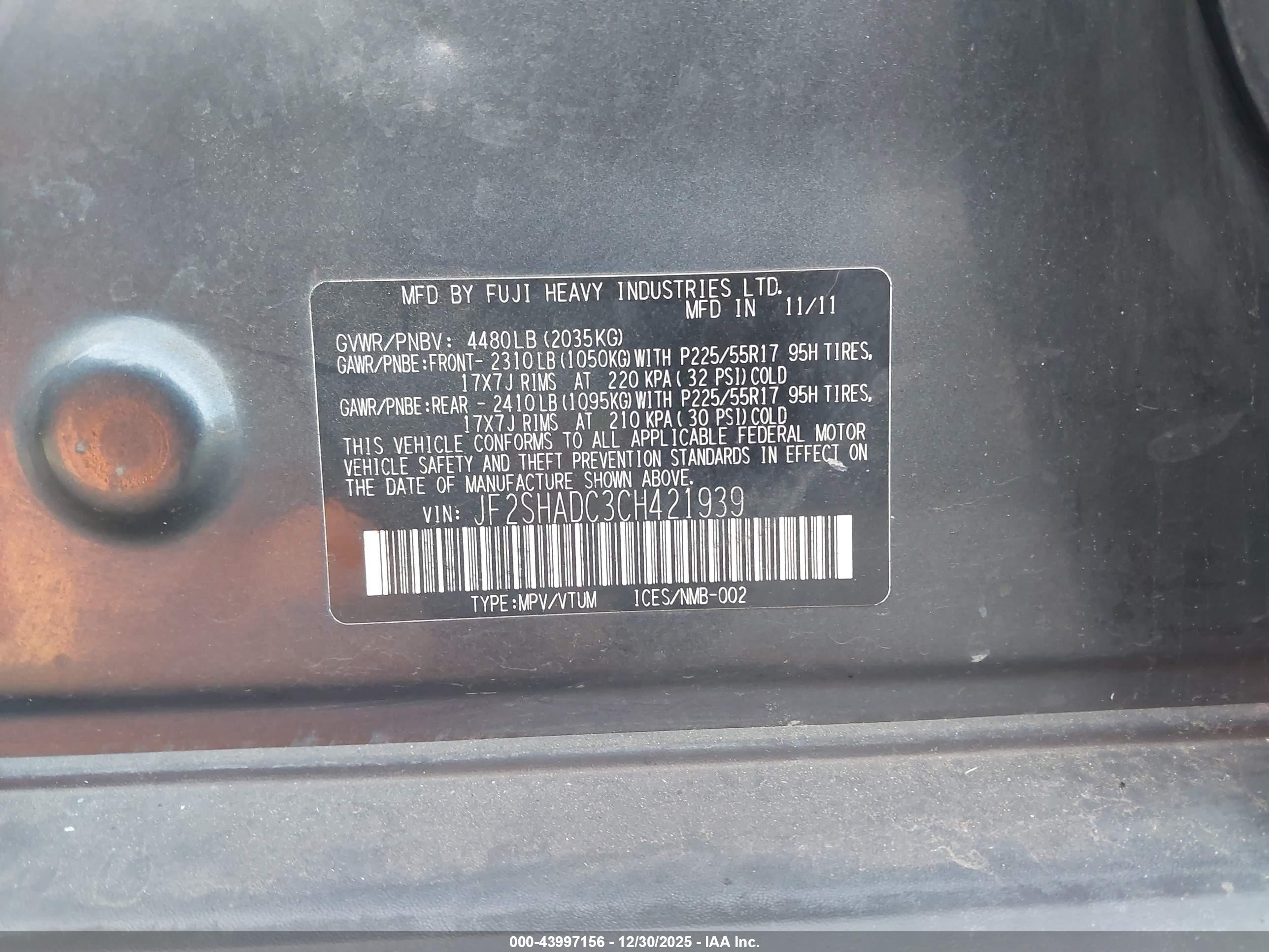 SUBARU FORESTER image 9