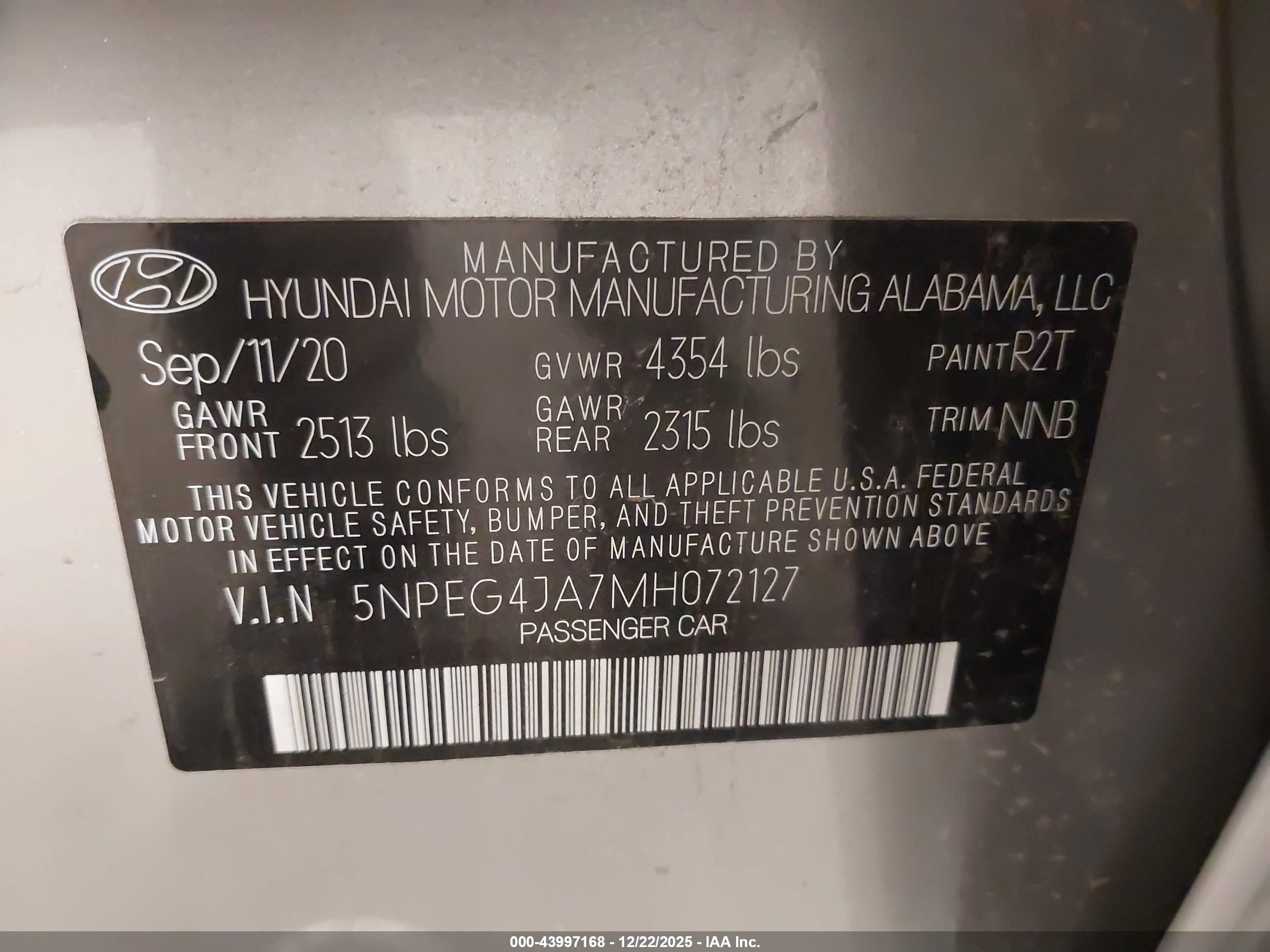 HYUNDAI SONATA image 9