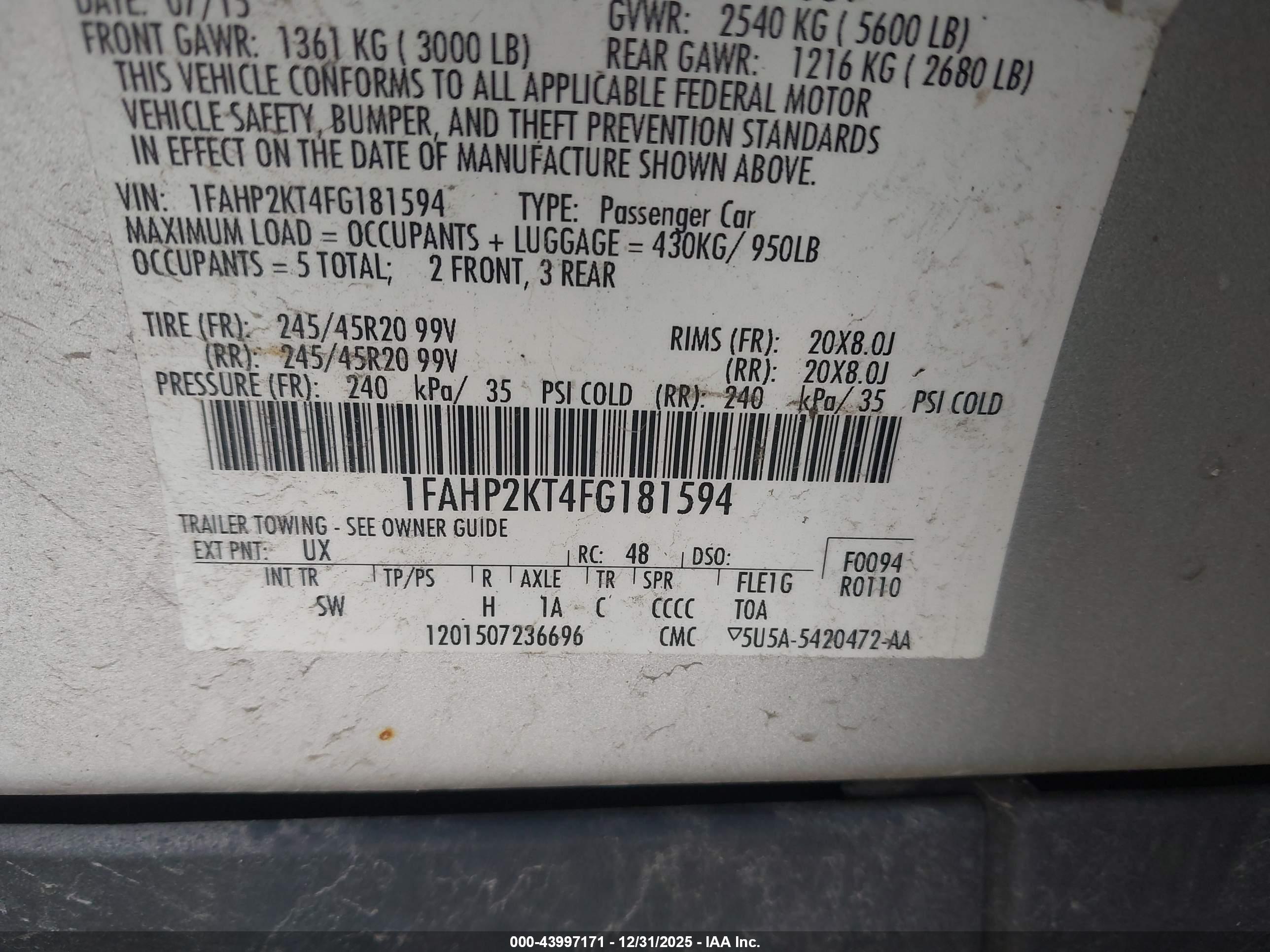 FORD TAURUS image 9