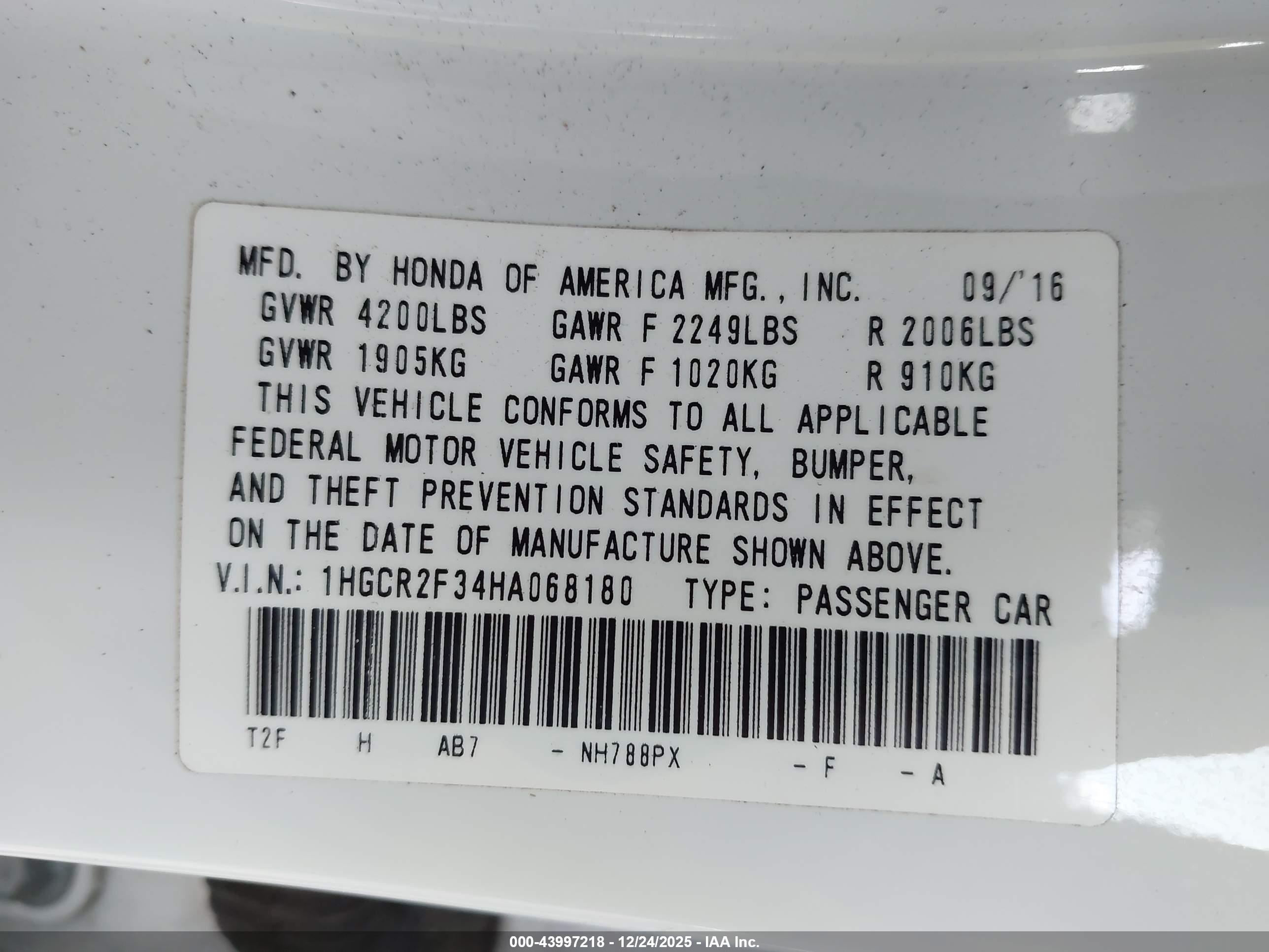 HONDA ACCORD image 9